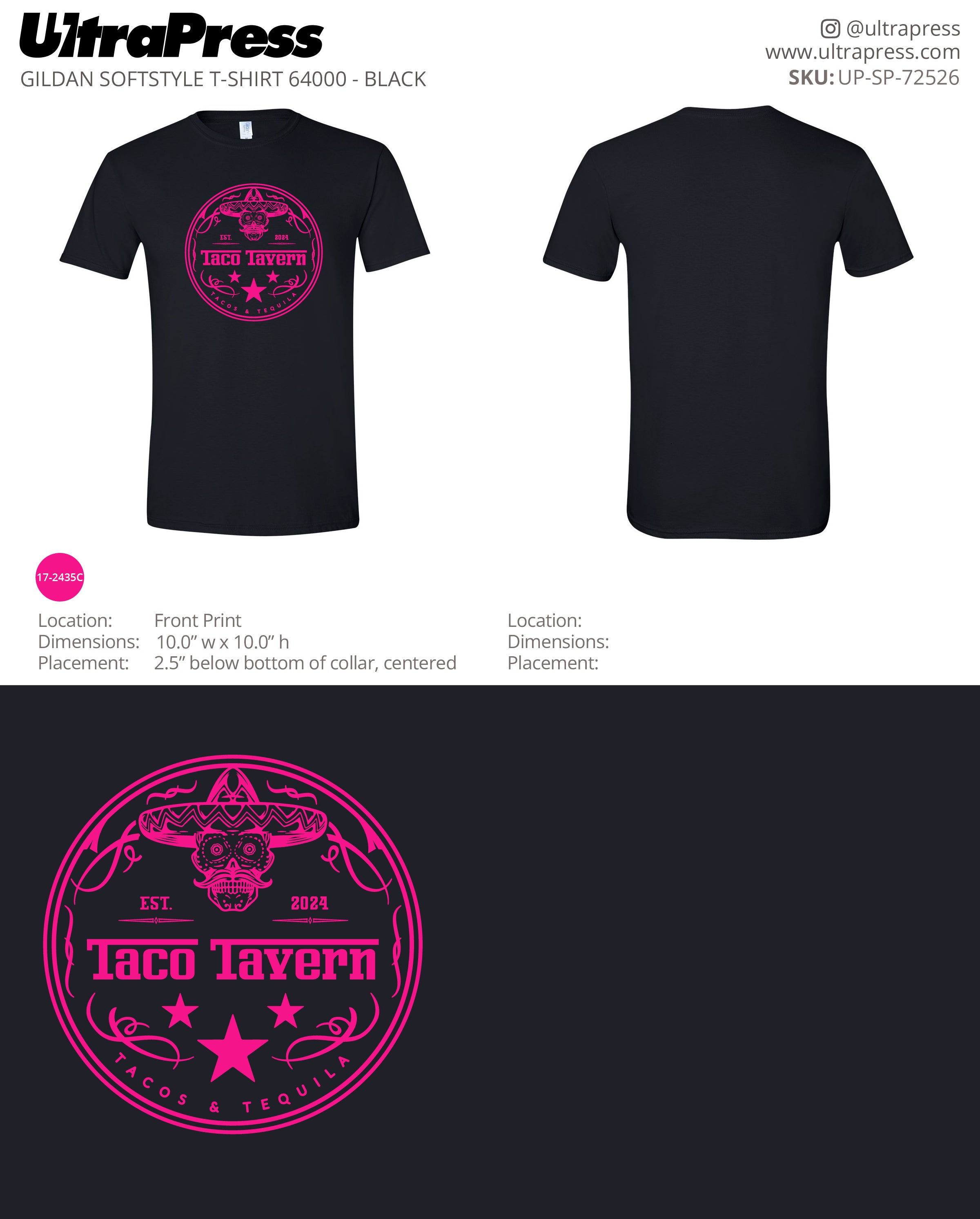 UP-SP-72526 Taco Tavern - Melissa Colucci 100 Pieces Package (Bulk)