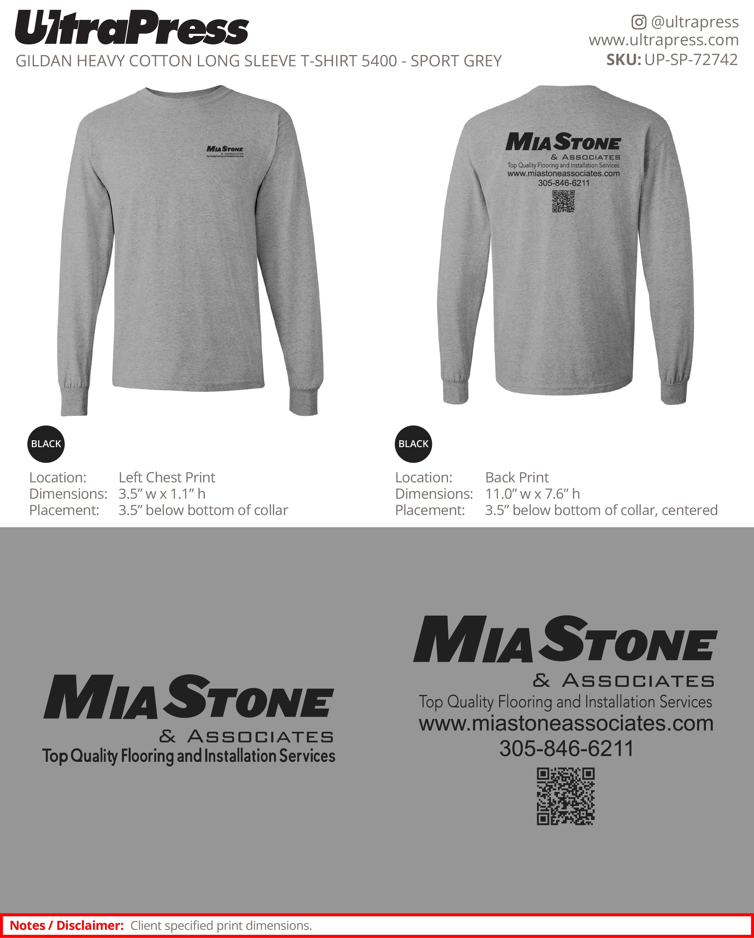 UP-SP-72742 Mia Stones & Associates - Christopher Viera 50 Min Qty (Bulk)