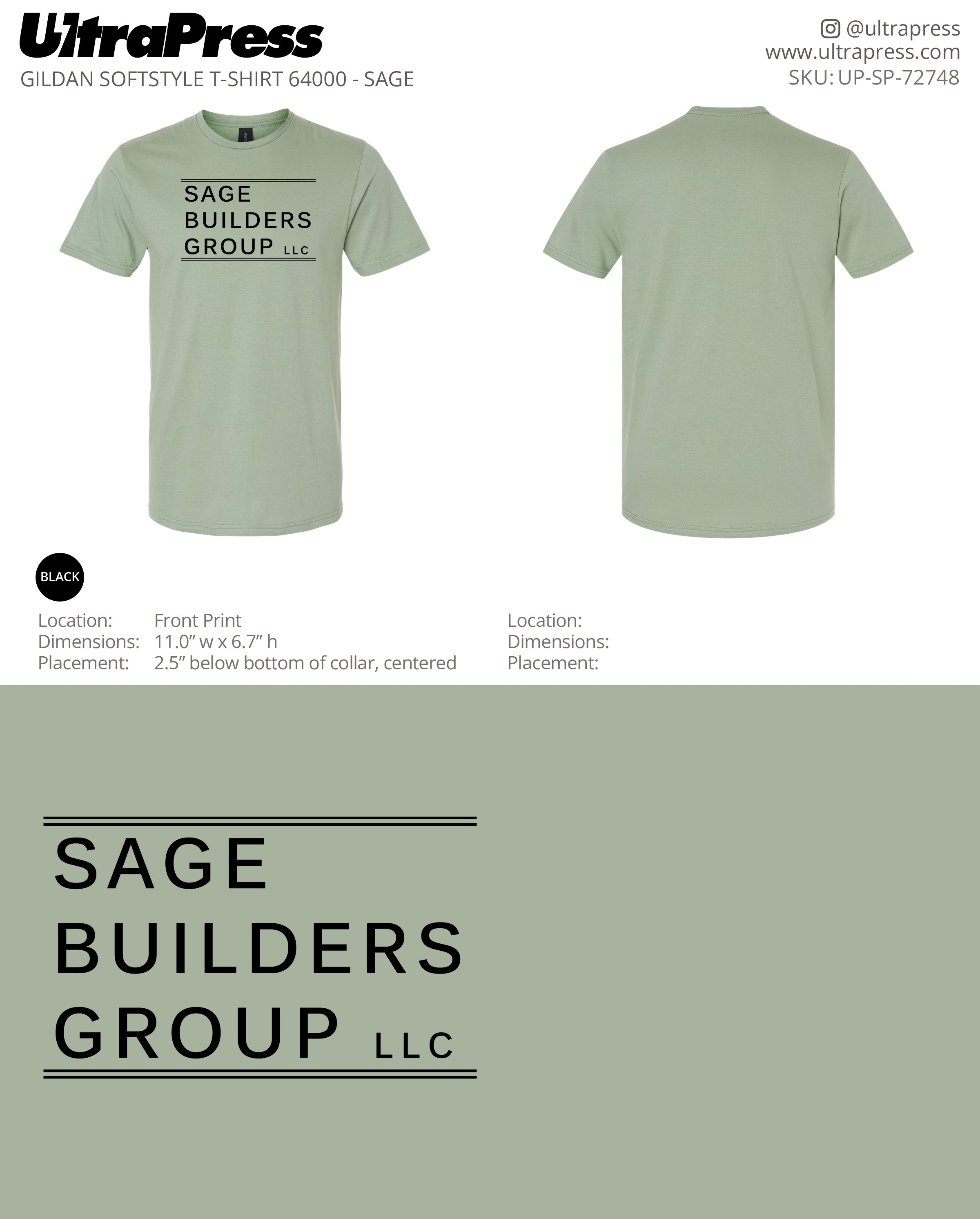 UP-SP-72748 Order 9224 - Zach Hendershot 100 Min Qty (Bulk - Replacement)