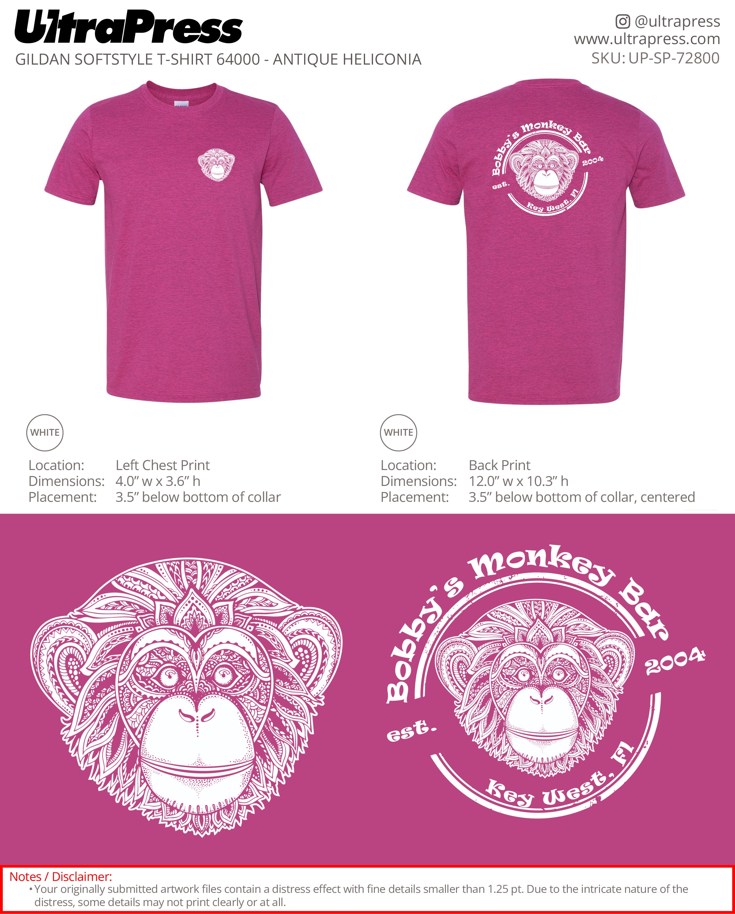 UP-SP-72800 Bobby's Monkey Bar - Bobby Walker 100 Pieces Package (Bulk)