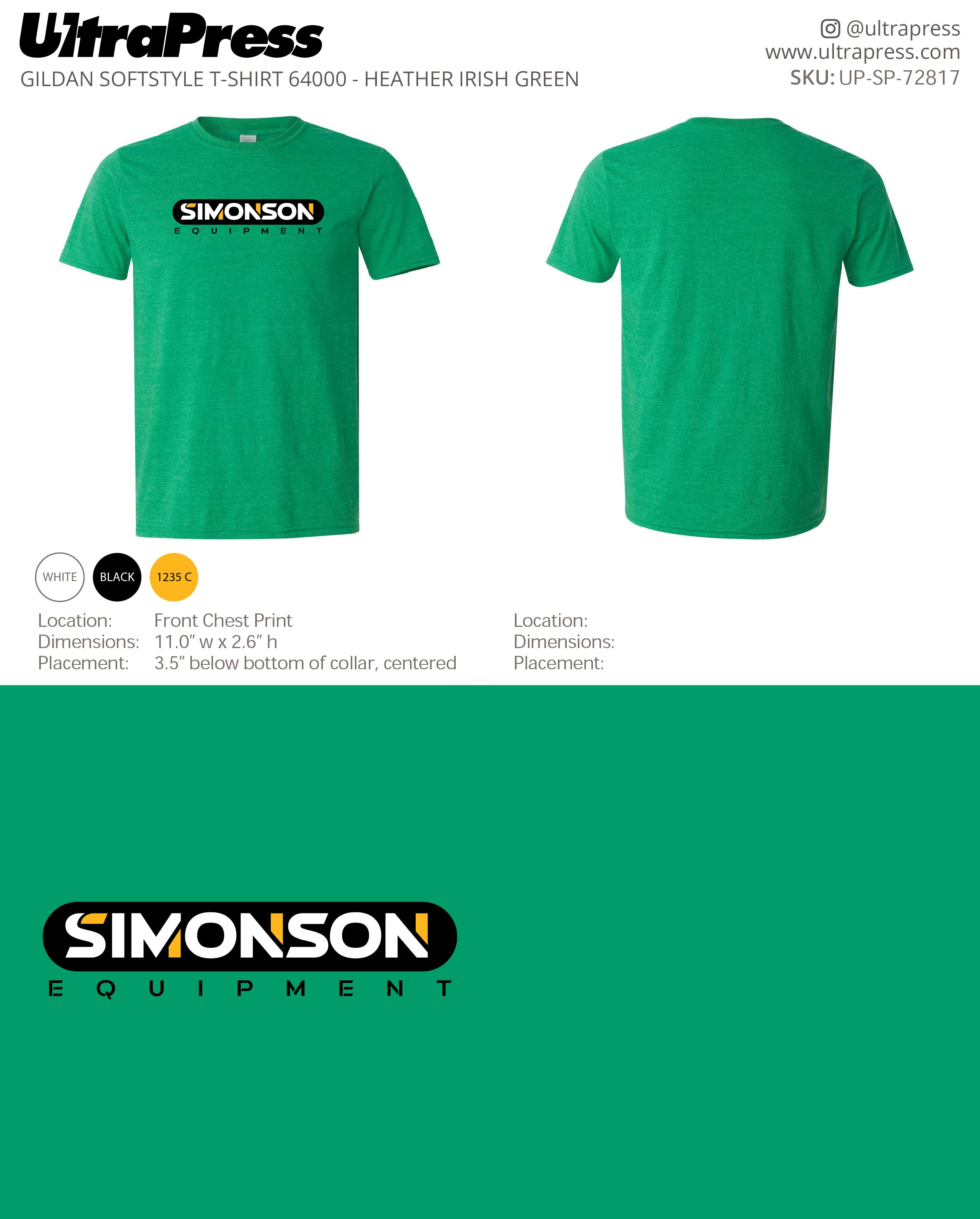 UP-SP-72817 Simonson Equipment - Daniel Simon 100 Pieces Package (Bulk)