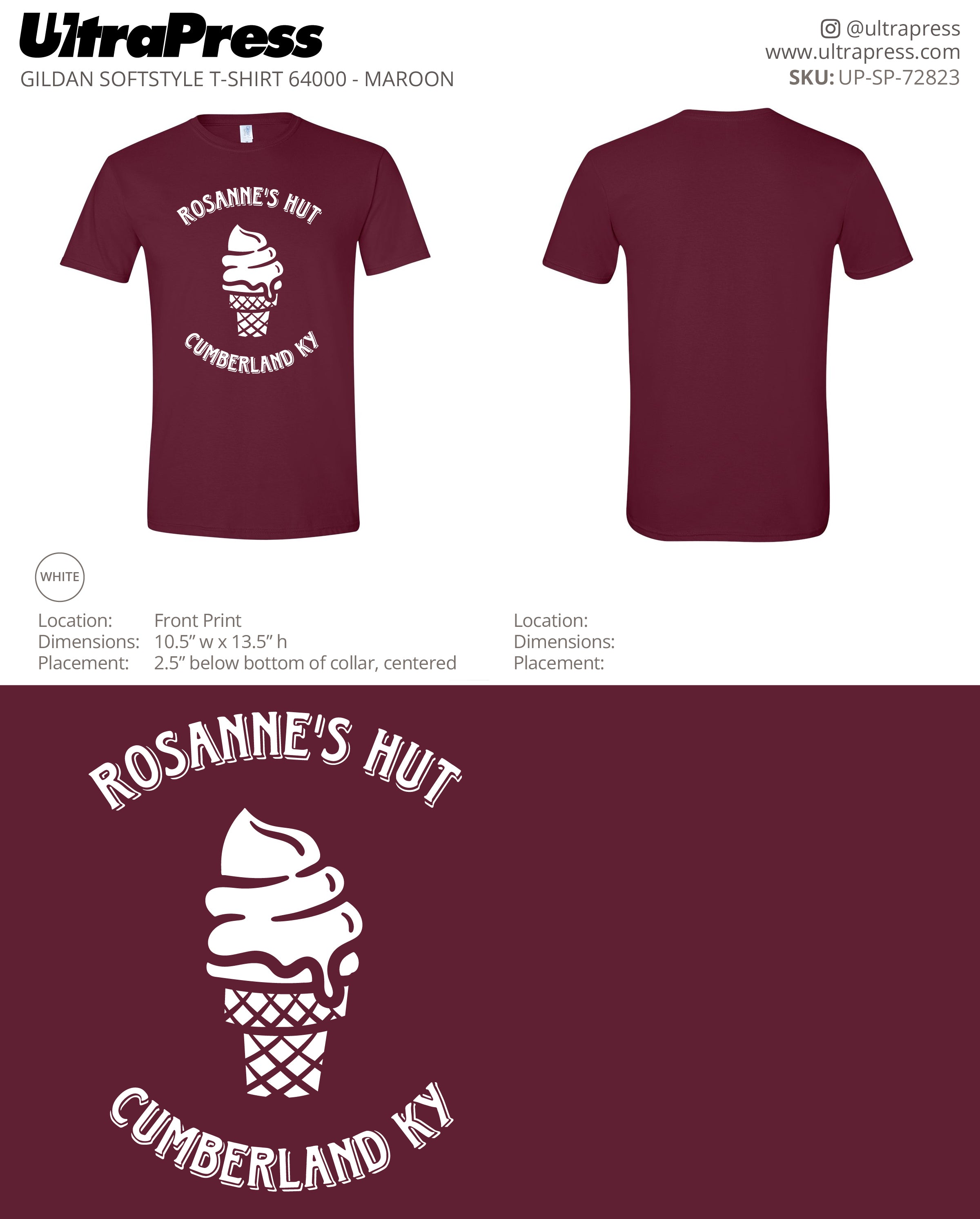 UP-SP-72823 Rosanne's Hut - Mark Sloan 100 Min Qty (Bulk)