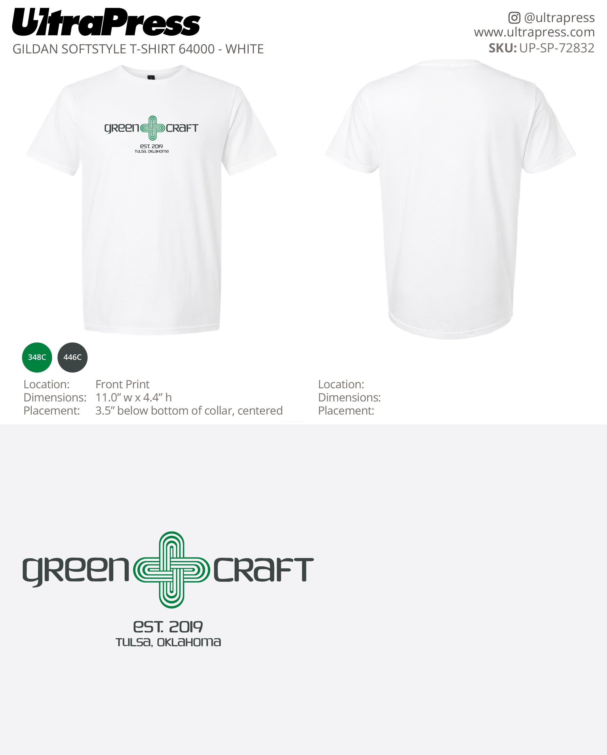 UP-SP-72832 Green Craft - KEVIN ILLINGWORTH 100 Pieces Package (Bulk)