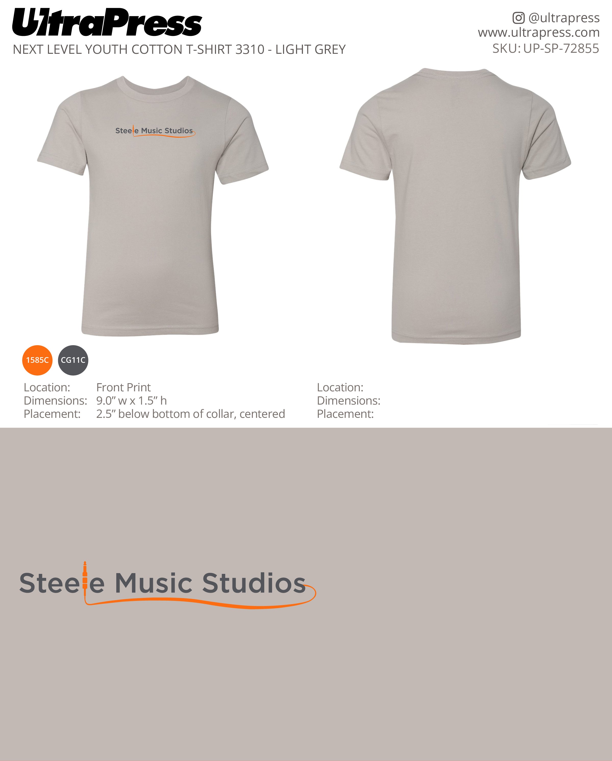 UP-SP-72855 Steele Music Studios YOUTH - Gary Steele - Gary Steele 72 Min Qty (Bulk)