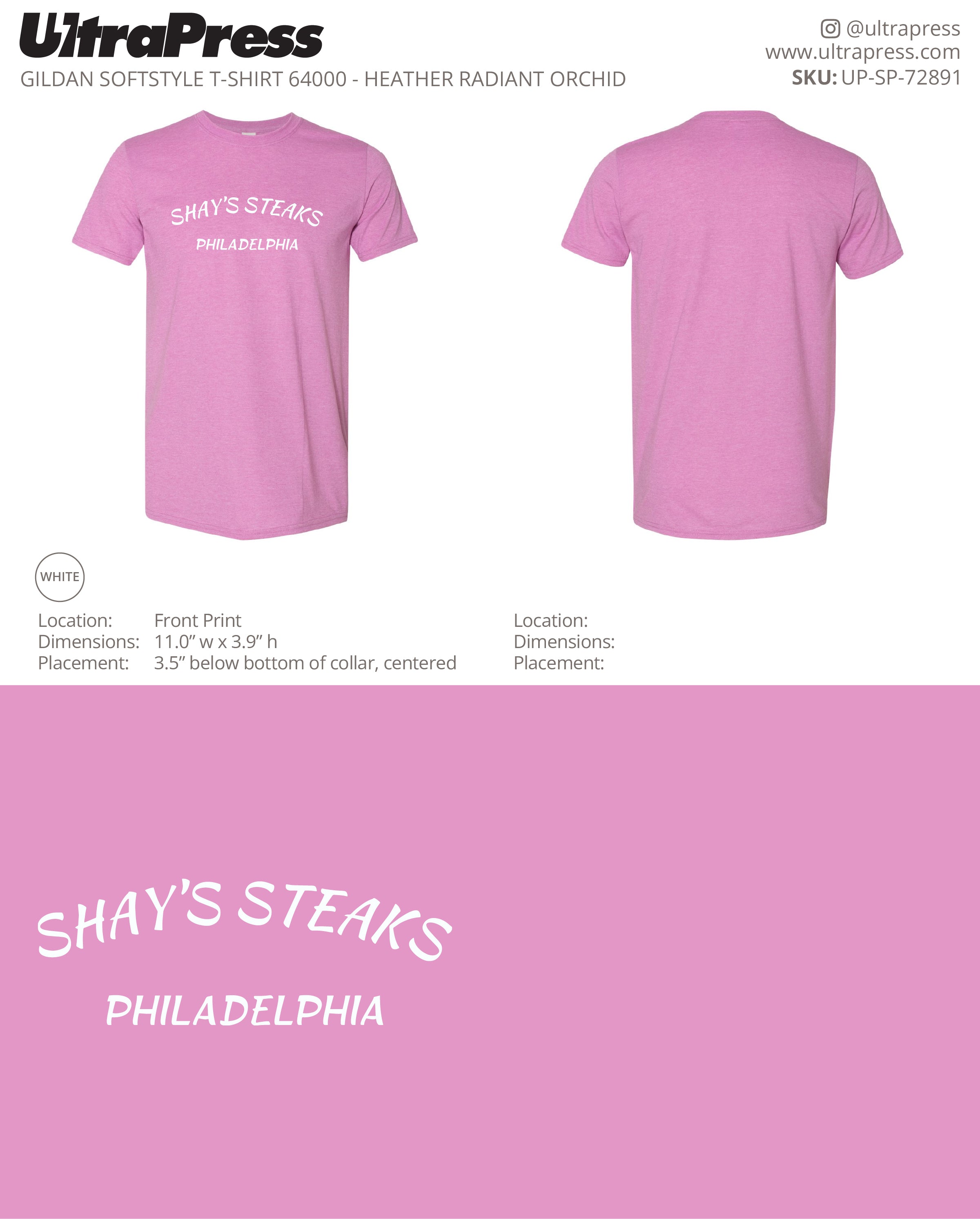 UP-SP-72891 Shay's Philadelphia Version 2 - Scott Diclaudio 100 Min Qty (Bulk)
