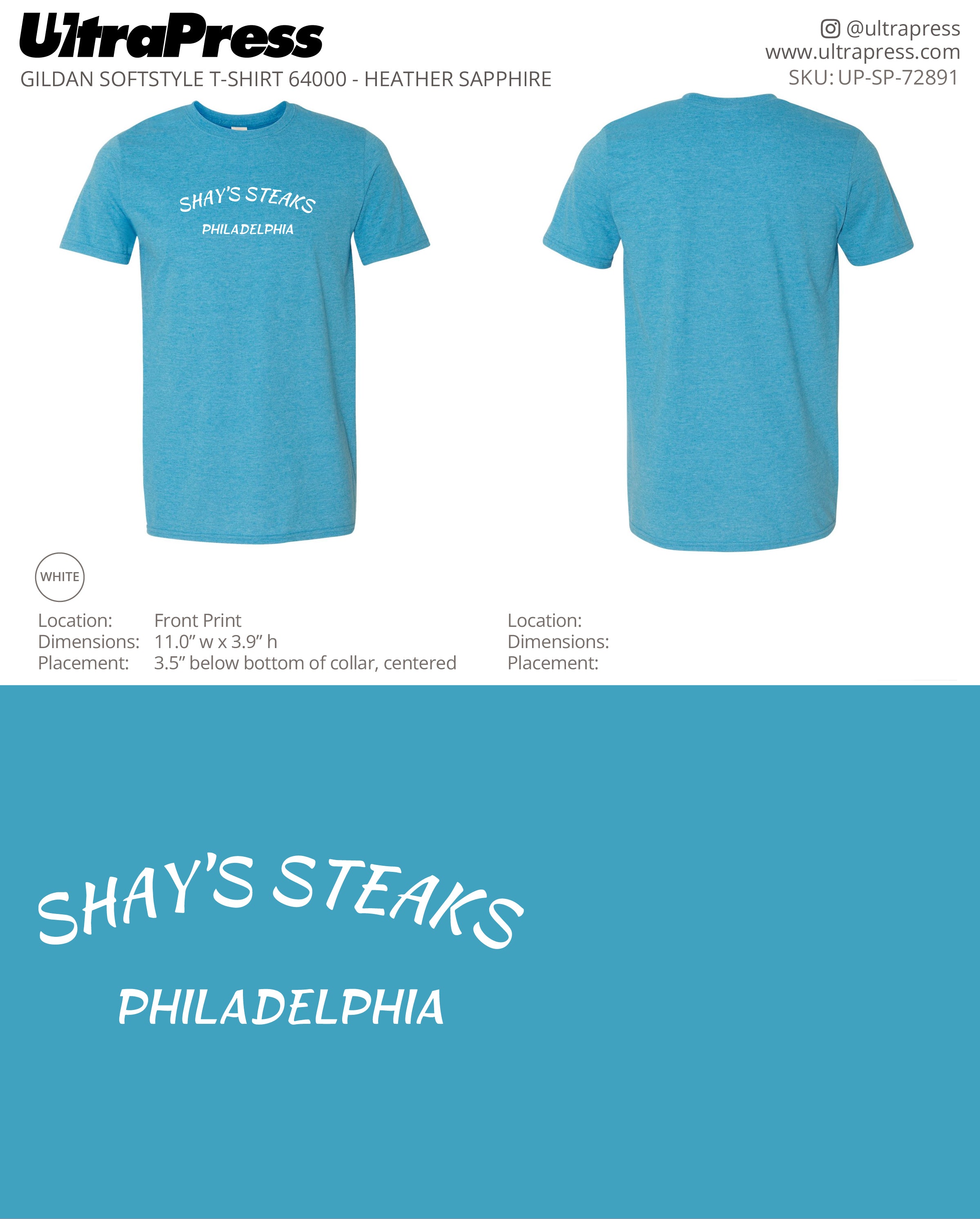 UP-SP-72891 Shay's Philadelphia Version - Scott Diclaudio 100 Min Qty (Bulk)