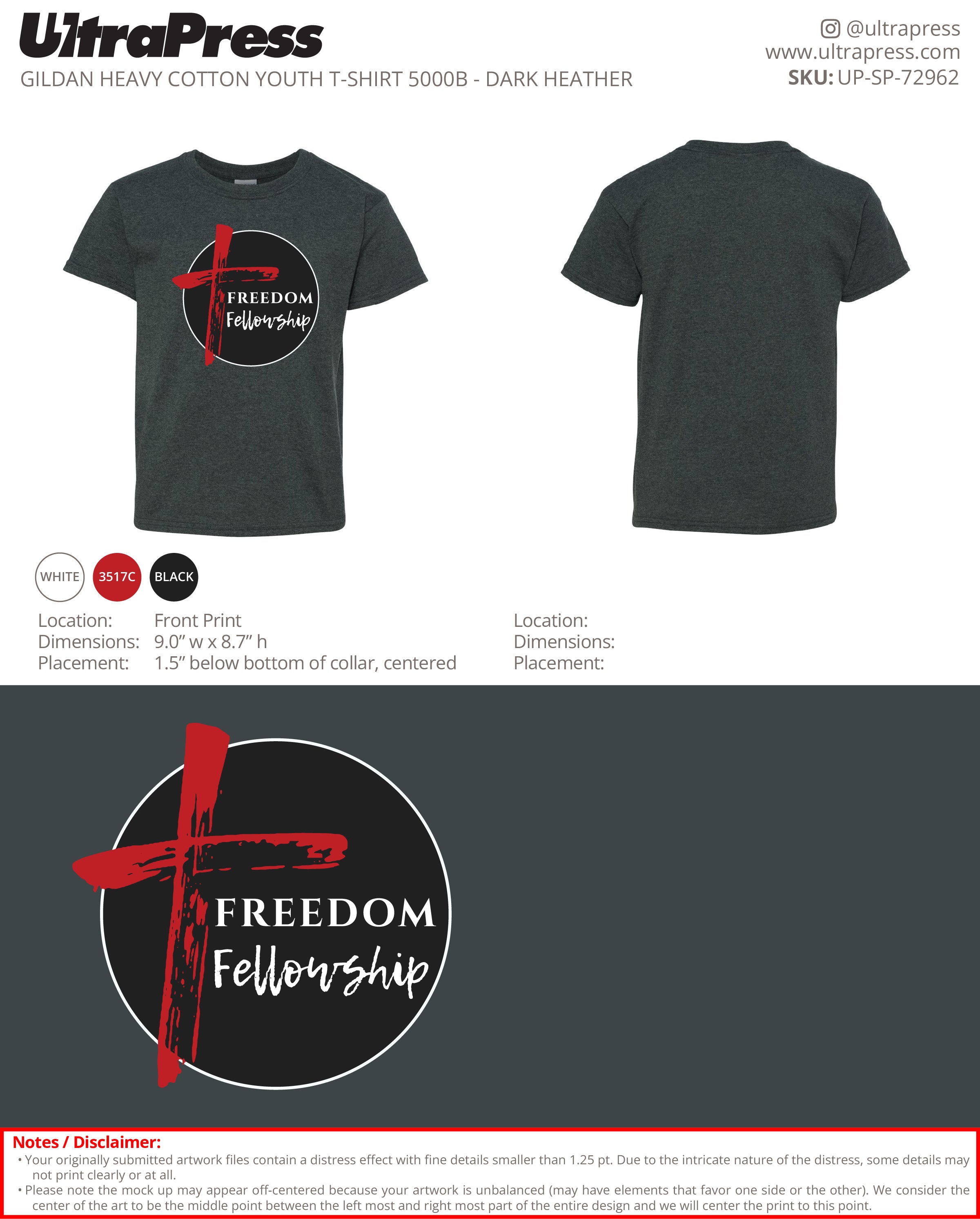 UP-SP-72962 Freedom Fellowship - Tina Wilson 100 Pieces Package (Bulk)