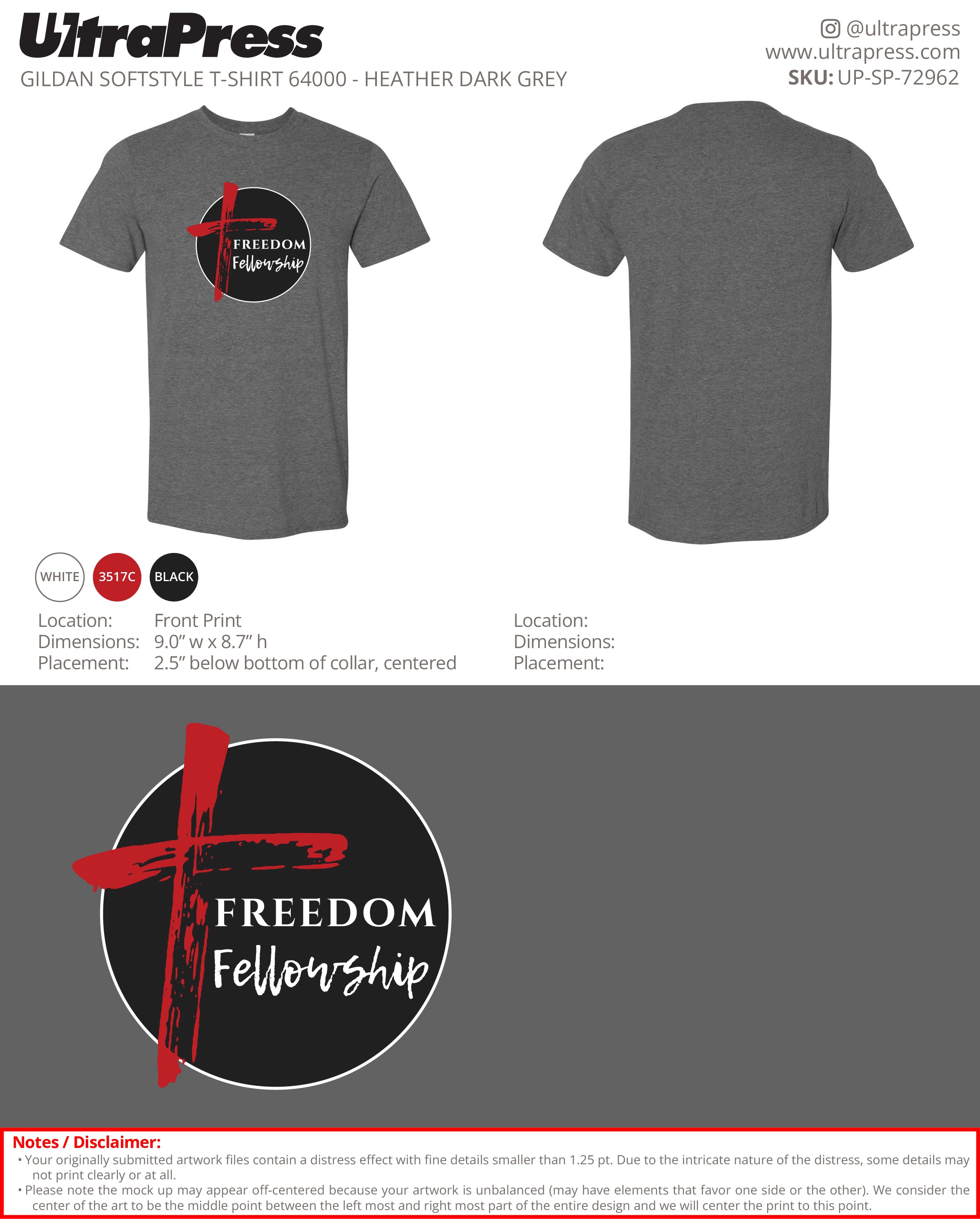 UP-SP-72962 Freedom Fellowship - Tina Wilson 100 Pieces Package (Bulk)