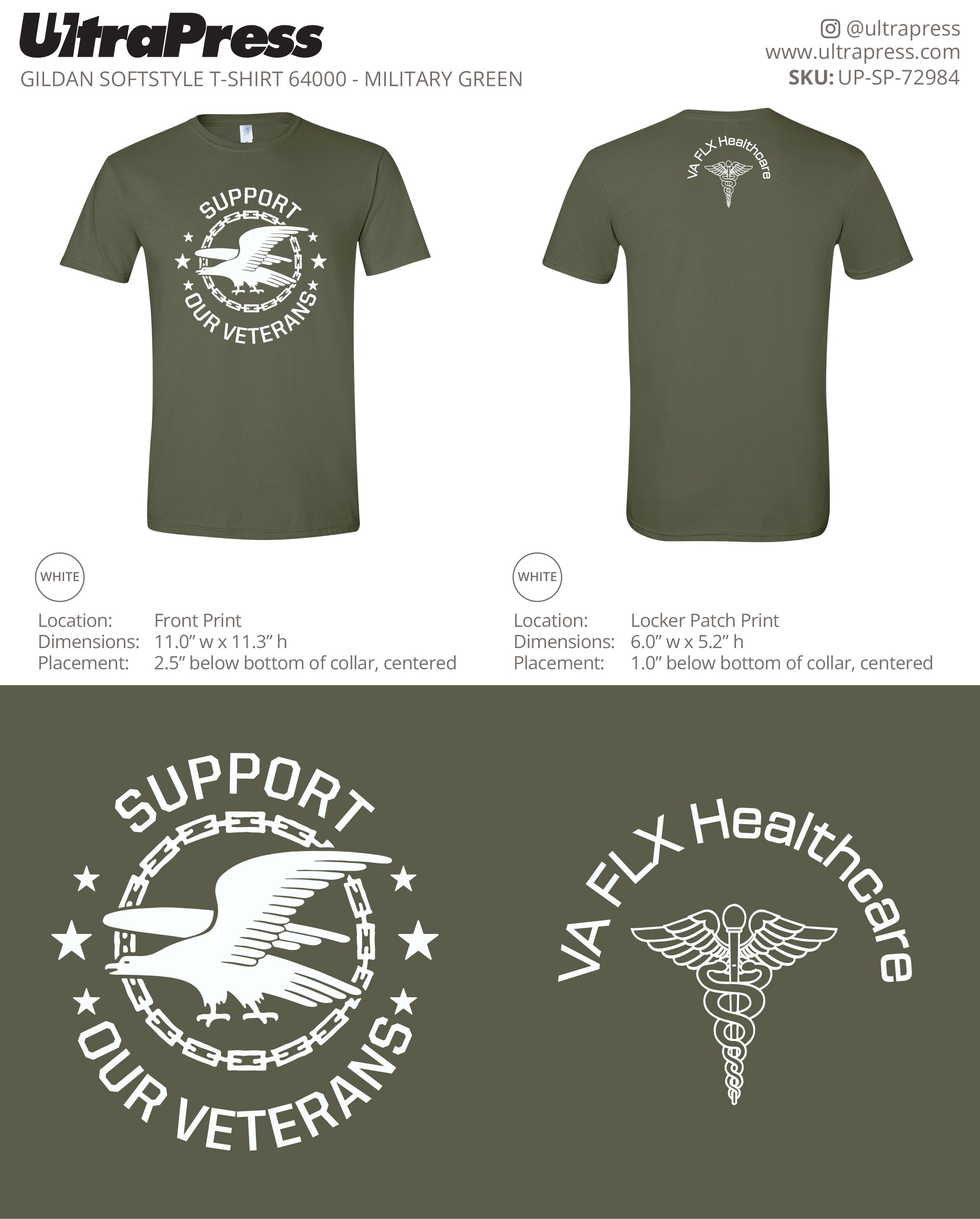 UP-SP-72984 Support Our Veterans - Annette Stewart 100 Pieces Package (Bulk)