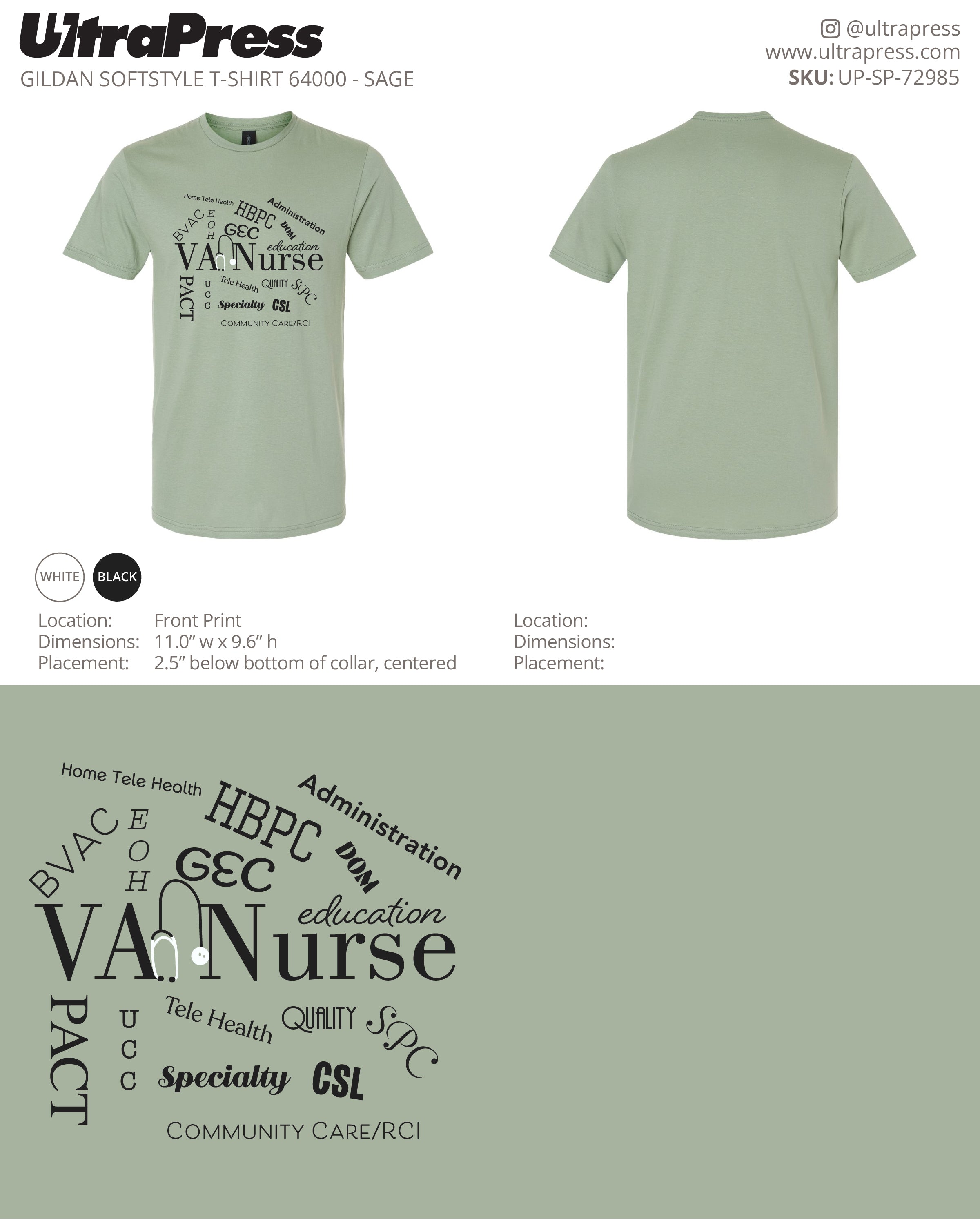 UP-SP-72985 VA Nurses - Annette Stewart 100 Pieces Package (Bulk)