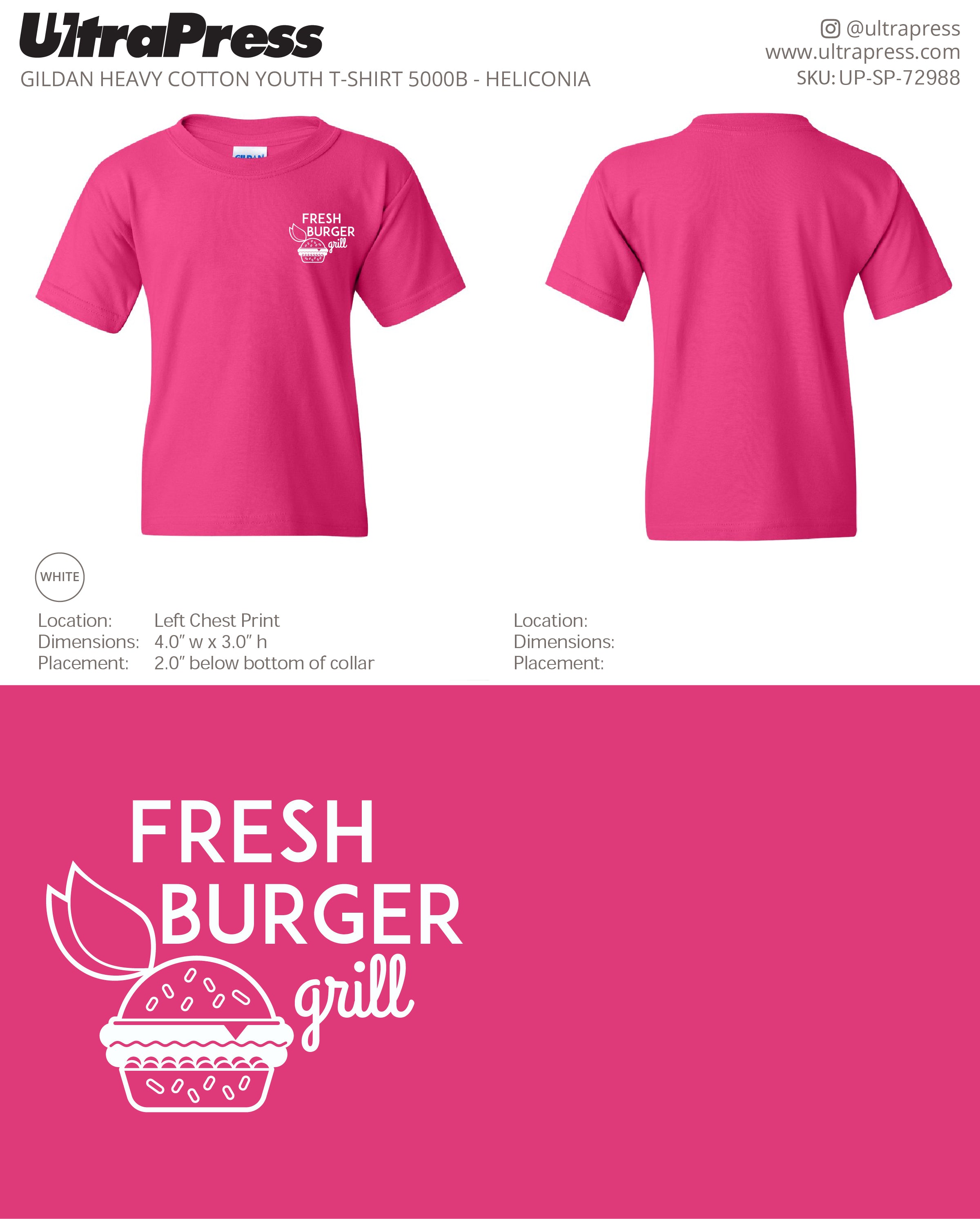 UP-SP-72988 Fresh Burger Grill YOUTH - Tanya (Bulk)