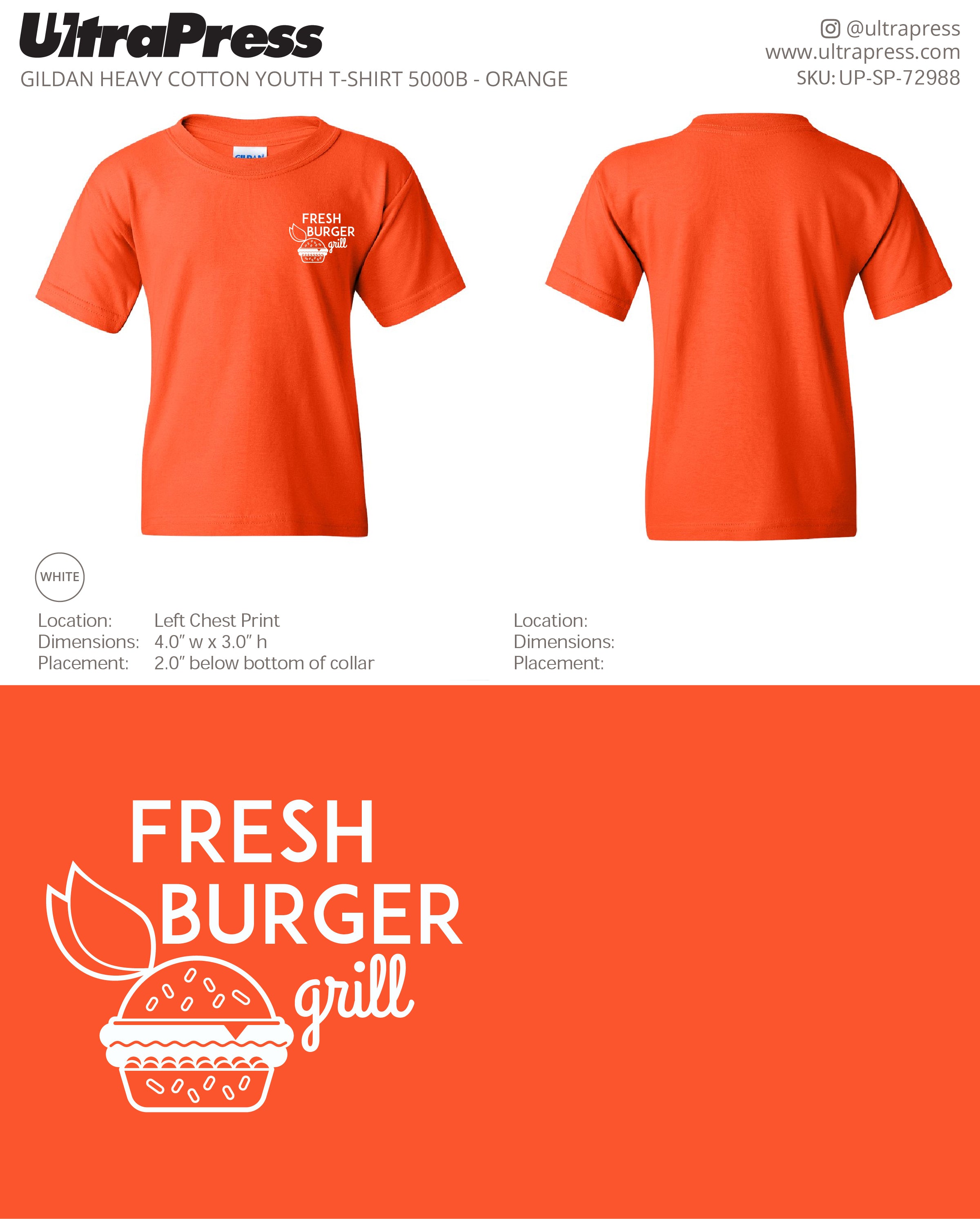 UP-SP-72988 Fresh Burger Grill YOUTH - Tanya (Bulk)