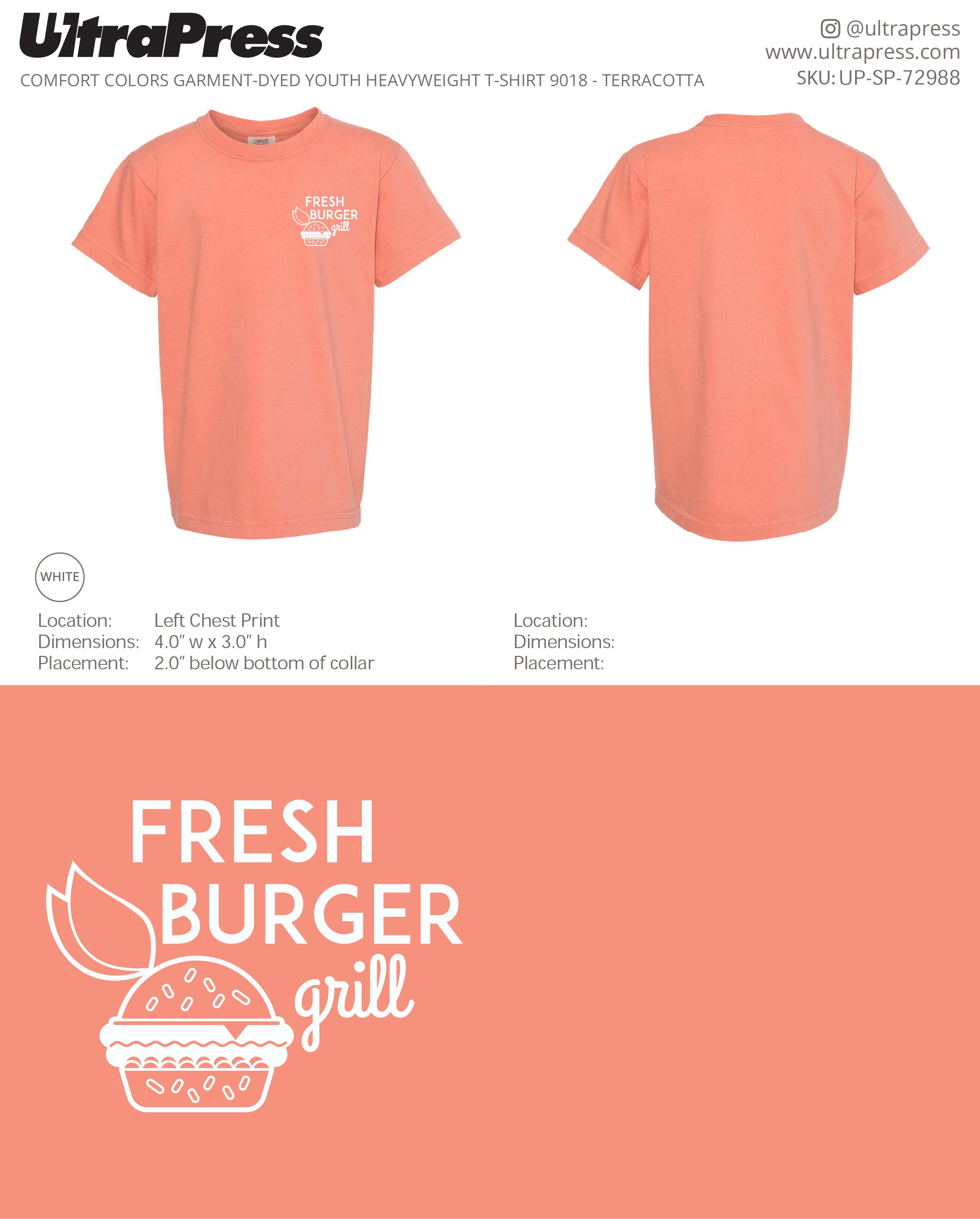 UP-SP-72988 Fresh Burger Grill YOUTH - Tanya (Bulk)