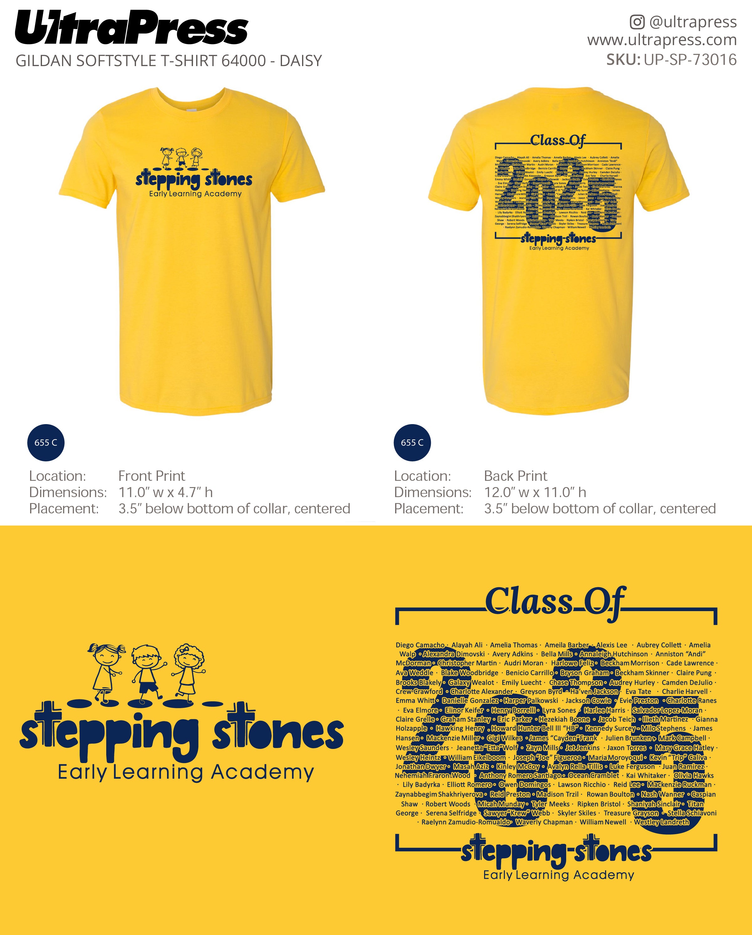 UP-SP-73016 Stepping Stones Class of 2025 - Tammie Bowyer 100 Min Qty (Bulk)