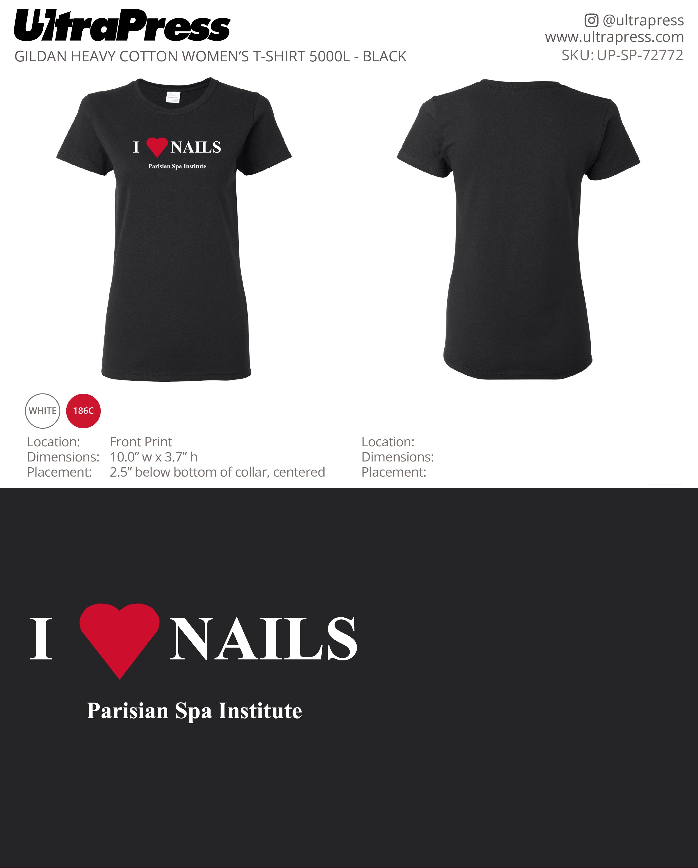 UP-SP-73048 I Heart Nails - Linda Fontenot 24 Min Qty (Bulk)