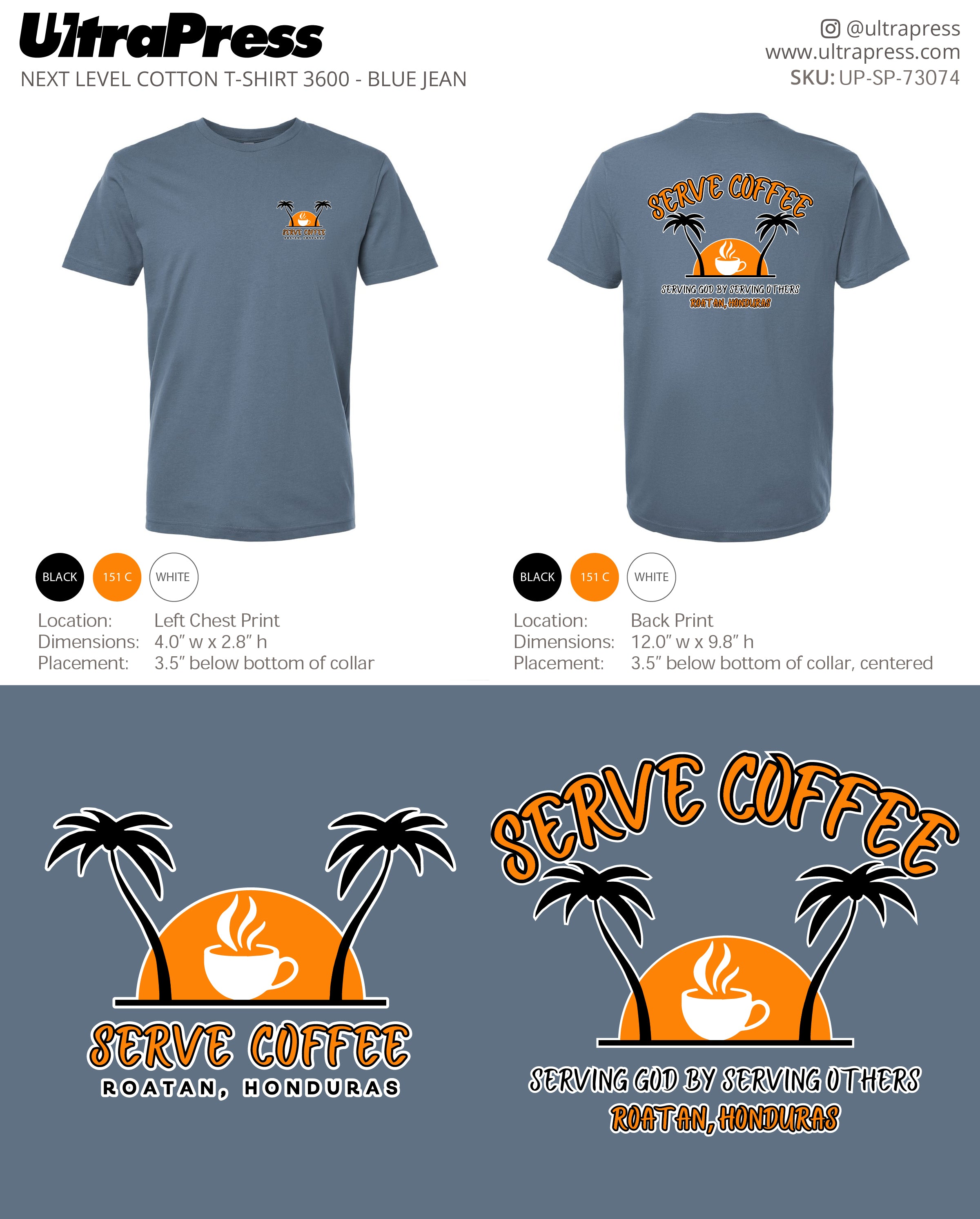 UP-SP-73074 Serve Coffee - Glory Gooding 100 Min Qty (Bulk)