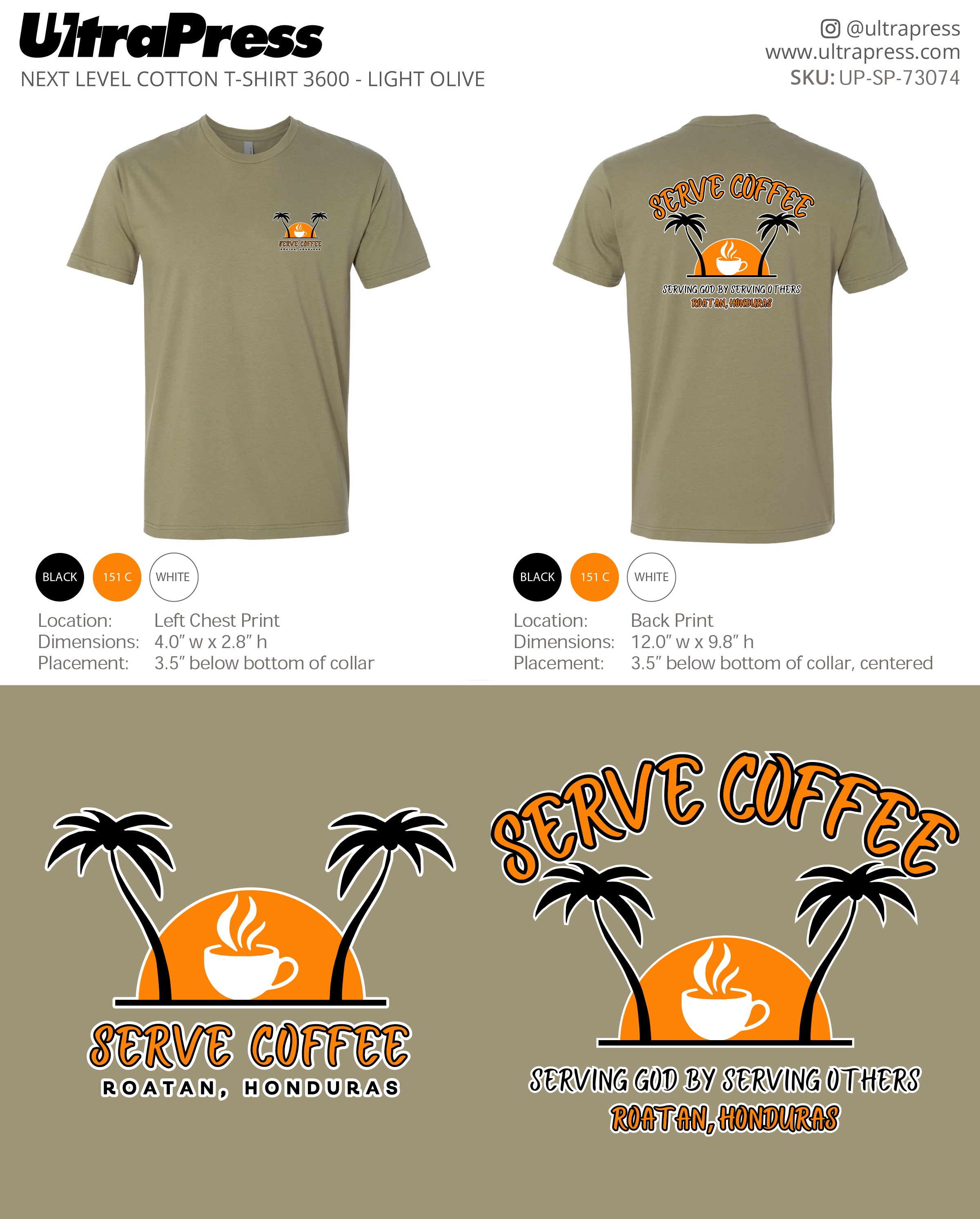 UP-SP-73074 Serve Coffee - Glory Gooding 100 Min Qty (Bulk)