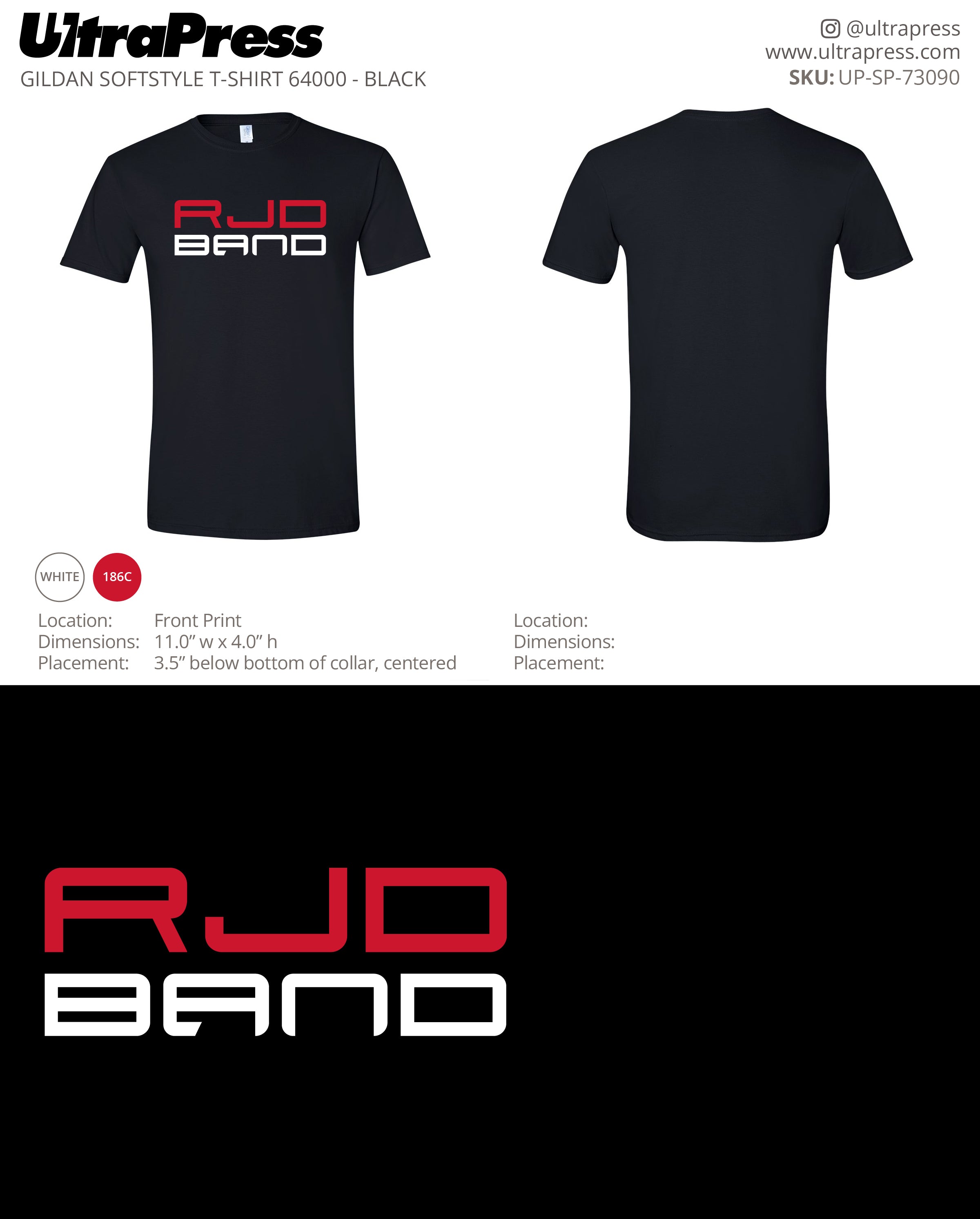 UP-SP-73090 RJD Band -Joe Panaccione 100 Min Qty (Bulk)