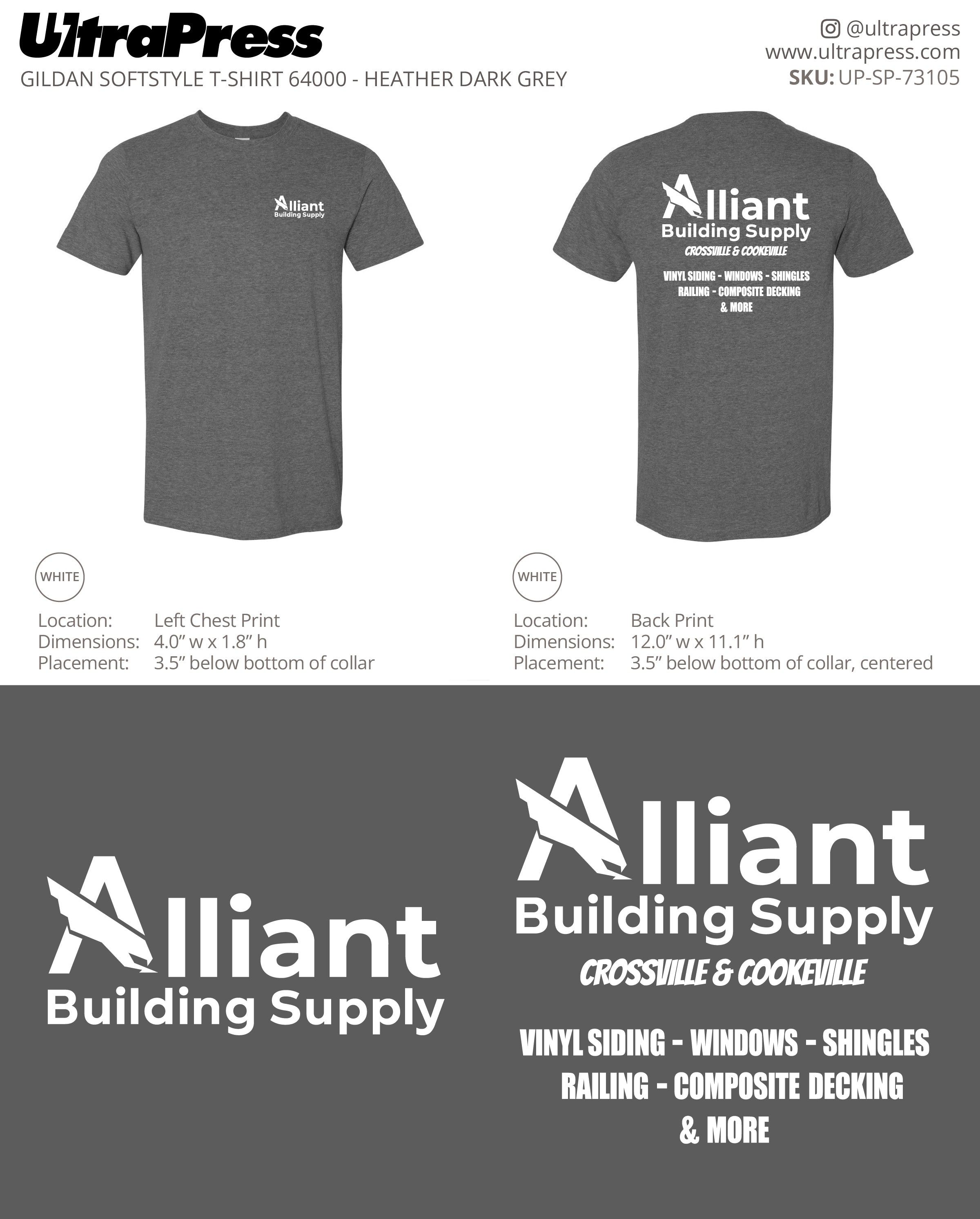 UP-SP-73105 Alliant Building Supply - Patrick Thurman 100 Pieces Package Deal (Bulk)