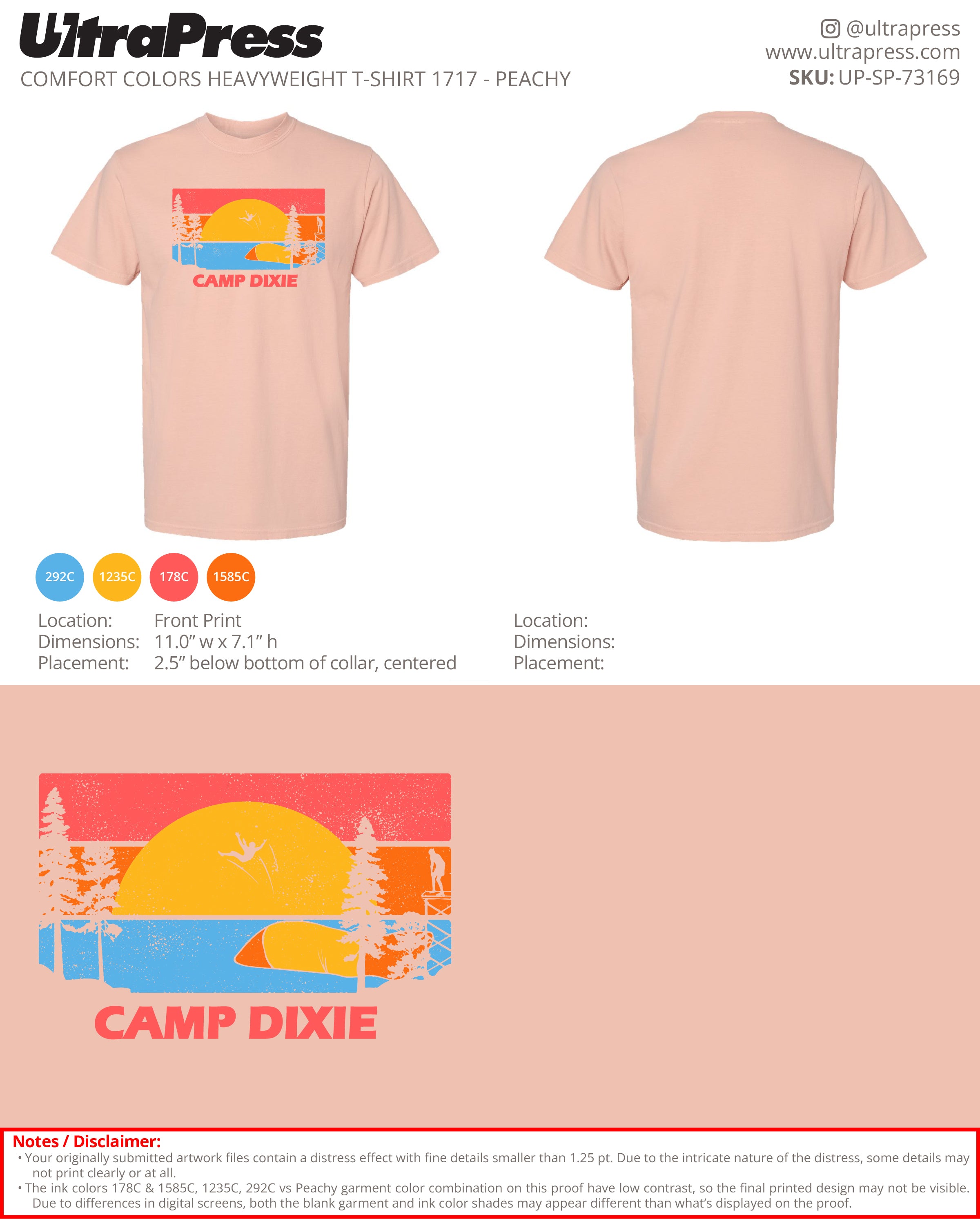 UP-SP-73169 Camp Dixie Lake - Joe Brown 100 Pieces Package (Bulk)