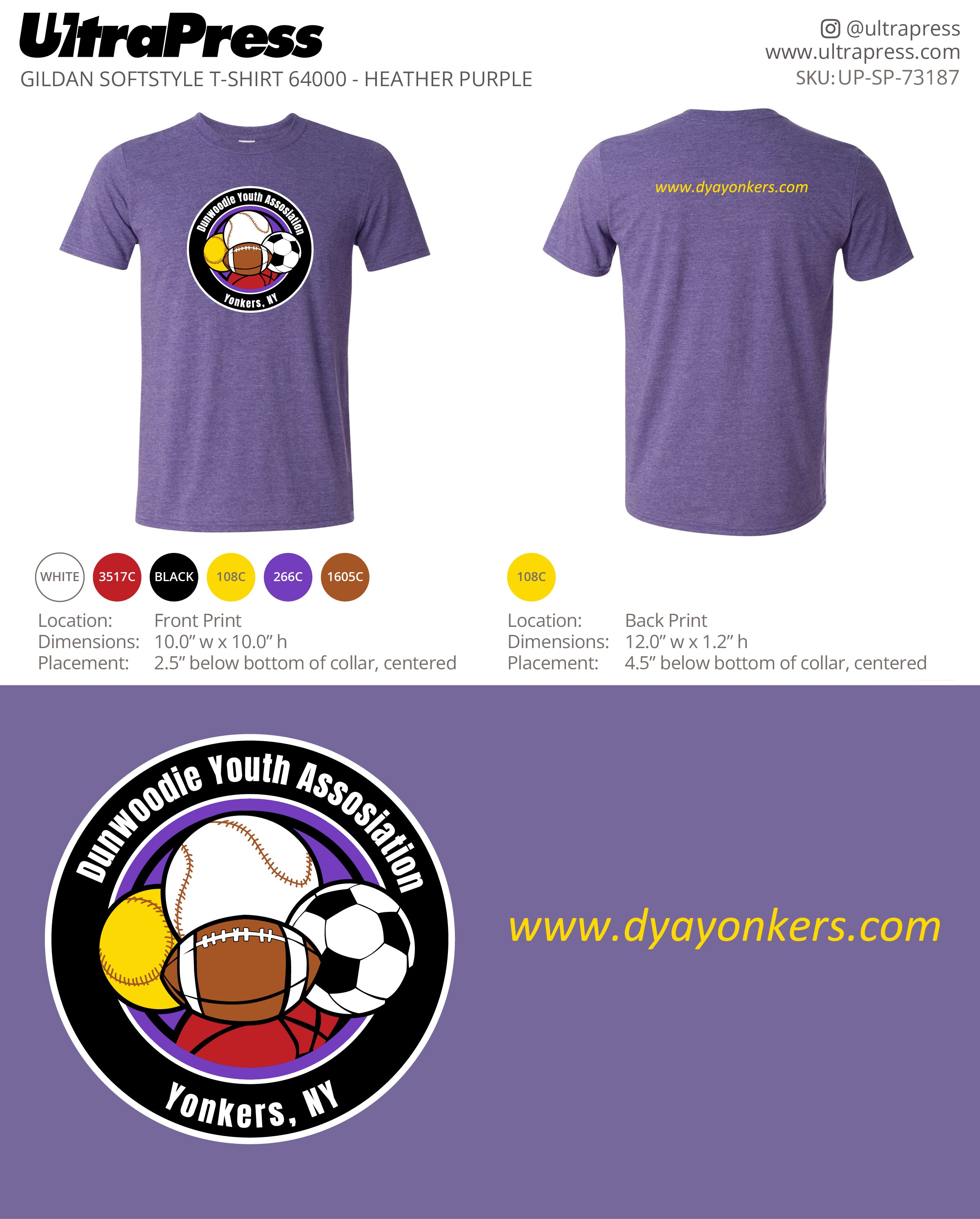 UP-SP-73187 Dunwoodie Youth Association - Robert Fleming 100 Min Qty (Bulk)