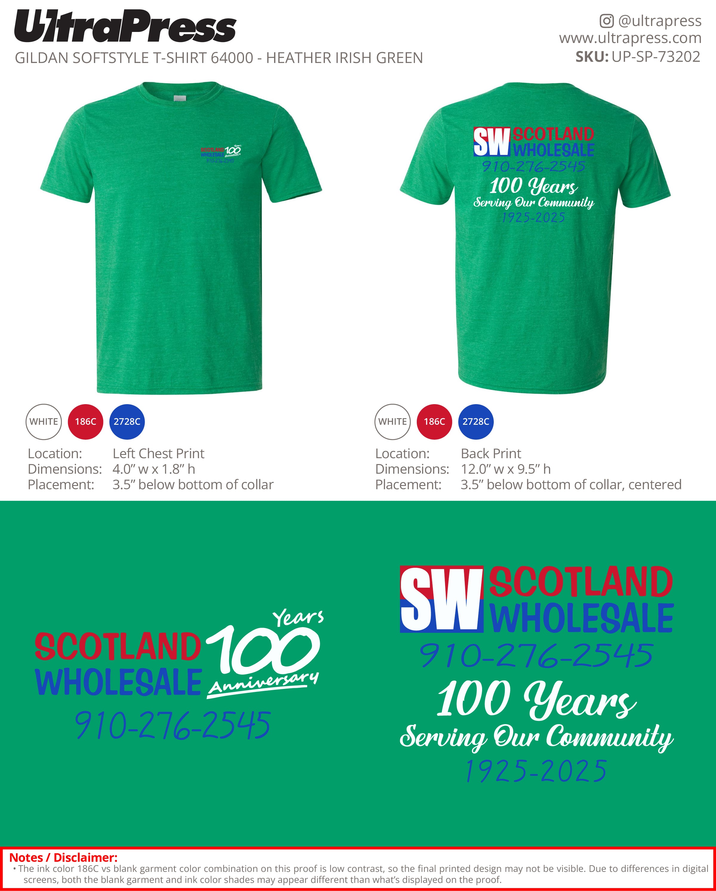 UP-SP-73202 Scotland Wholesale - Luke 100 Pieces Package (Bulk)