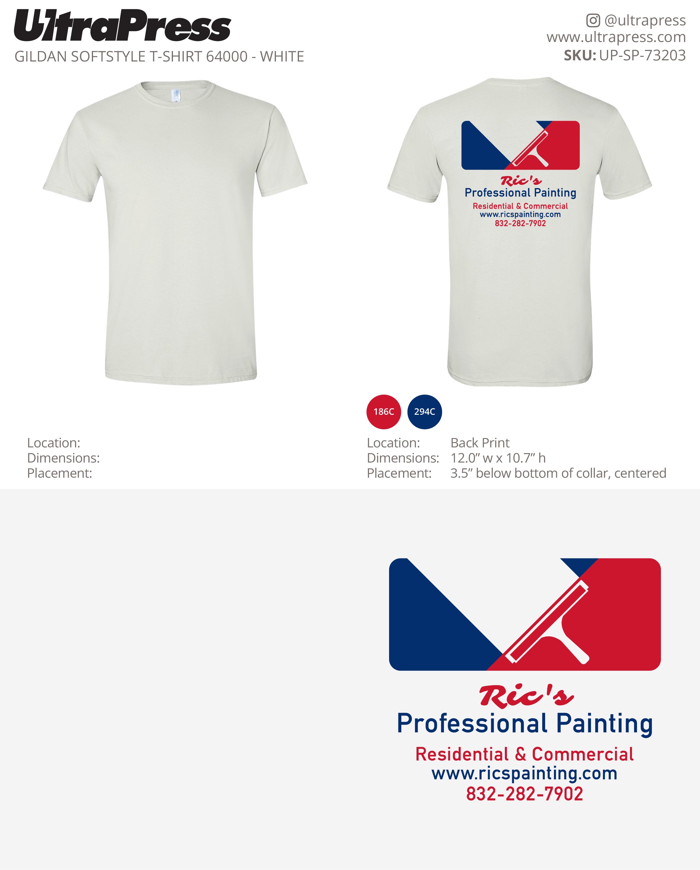 UP-SP-73203 Ric's Professional Painting - Richard Nanez 100 Pieces Package (Bulk)