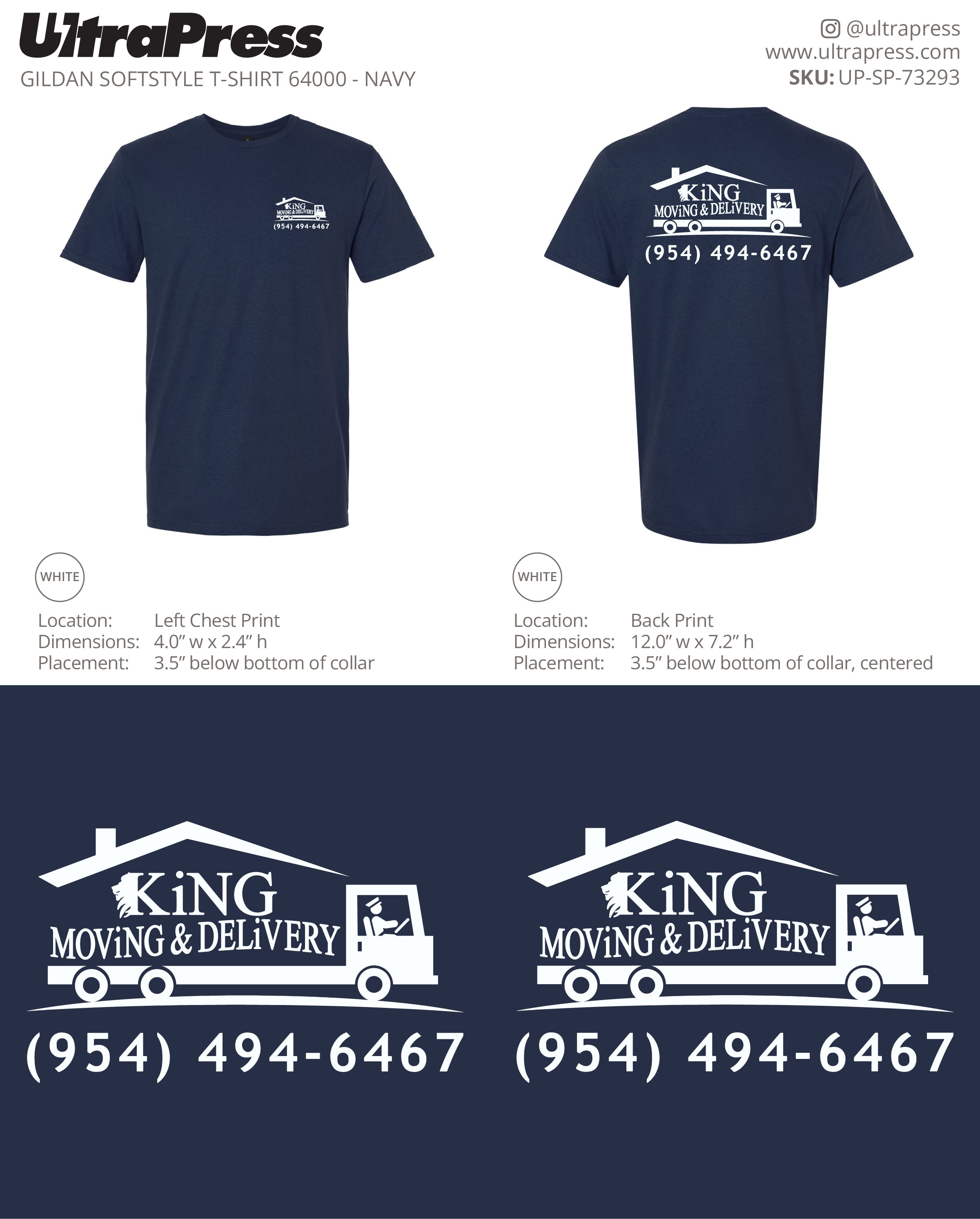 UP-SP-73293 King Moving & Delivery - Mike 100 Min Qty (Bulk)