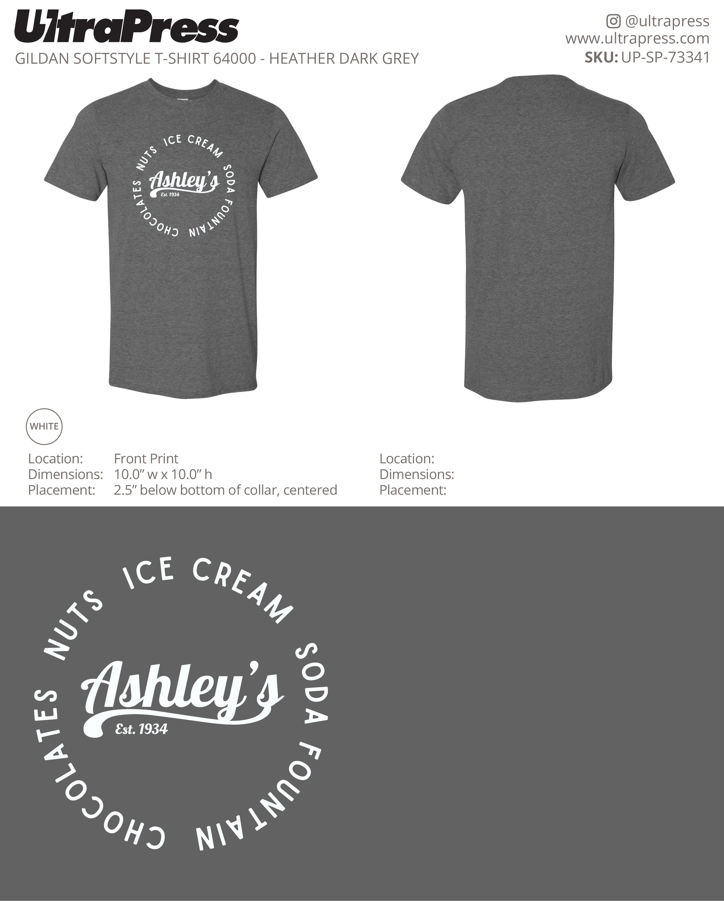 UP-SP-73341 Ashley's Candy & Nut Shoppe - Ashley Lantz 100 Pieces Package (Bulk)