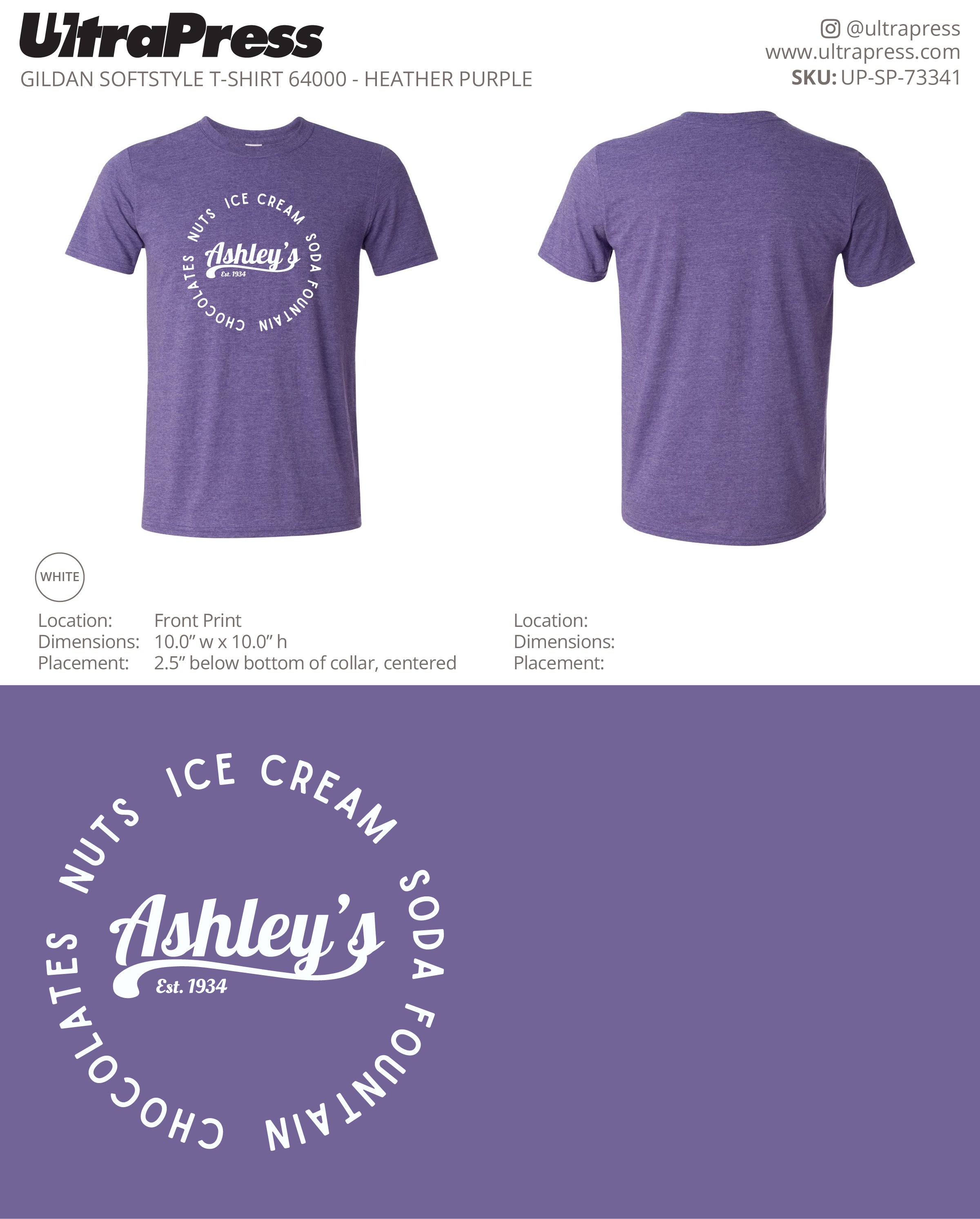 UP-SP-73341 Ashley's Candy & Nut Shoppe - Ashley Lantz 100 Pieces Package (Bulk)