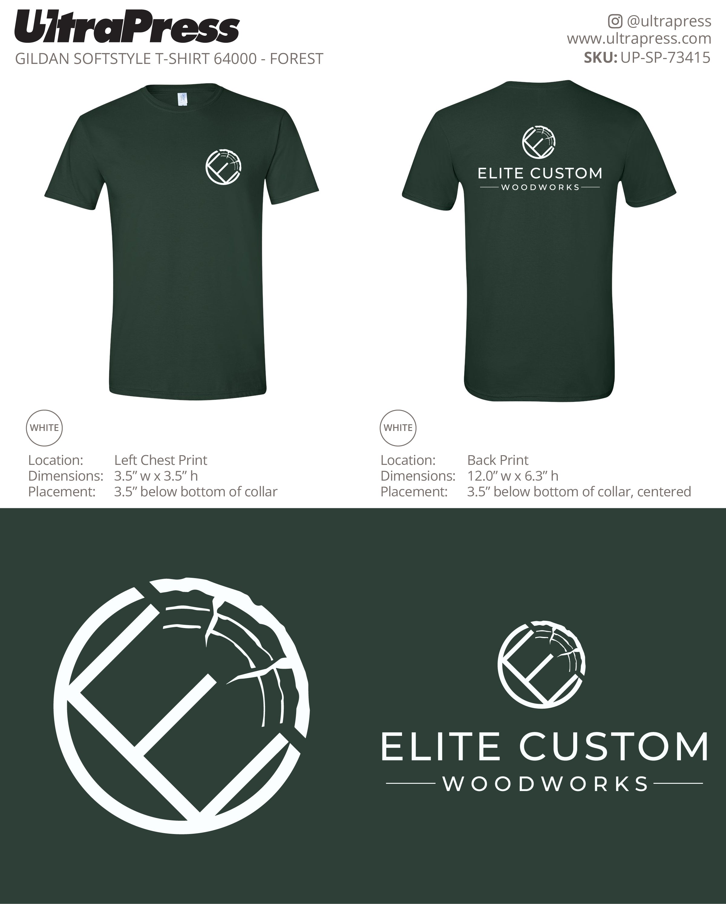 UP-SP-73415 Elite Custom Woodworks - Jose Vasquez 100 Pieces Package (Bulk)