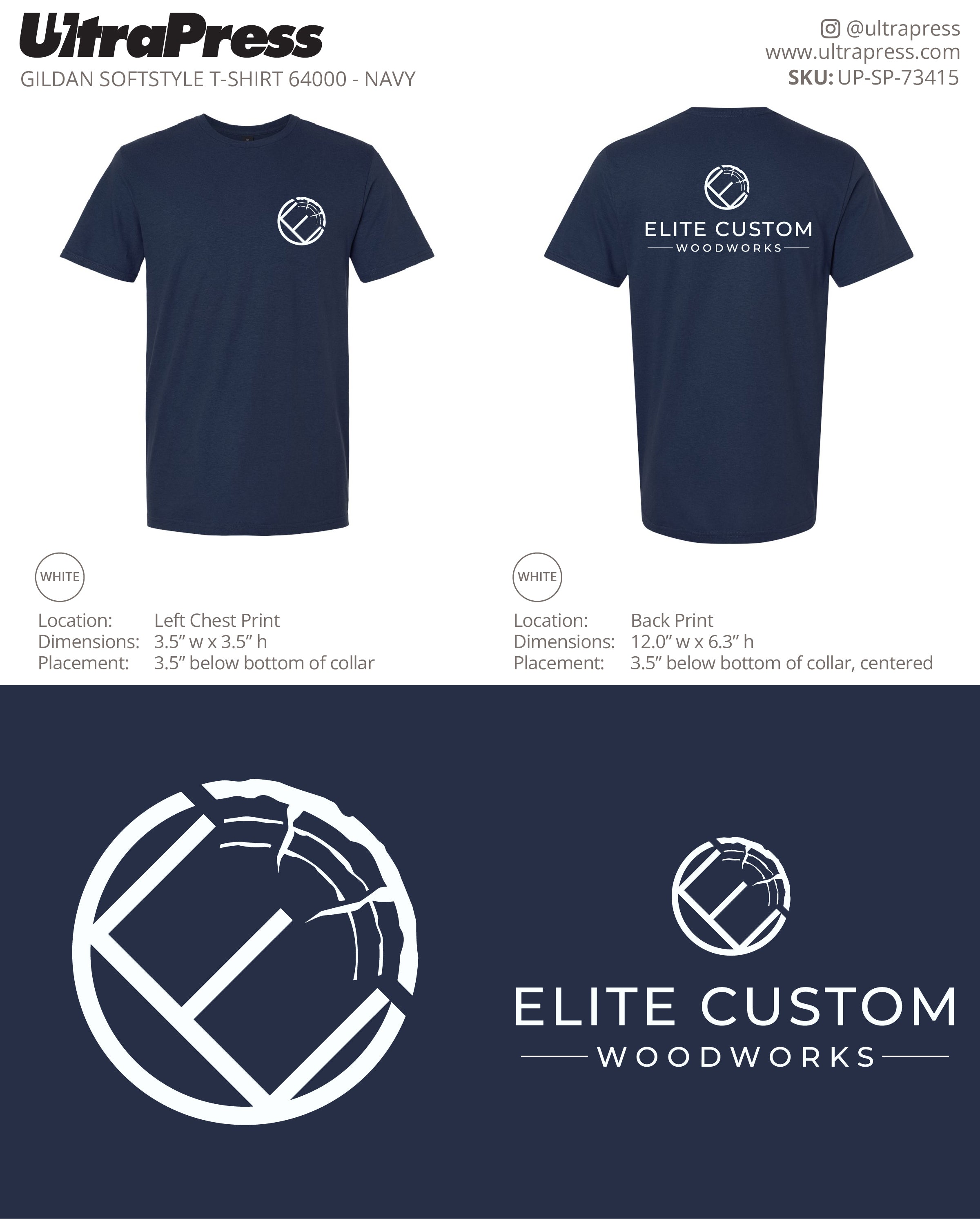 UP-SP-73415 Elite Custom Woodworks - Jose Vasquez 50 Pieces Package (Bulk)