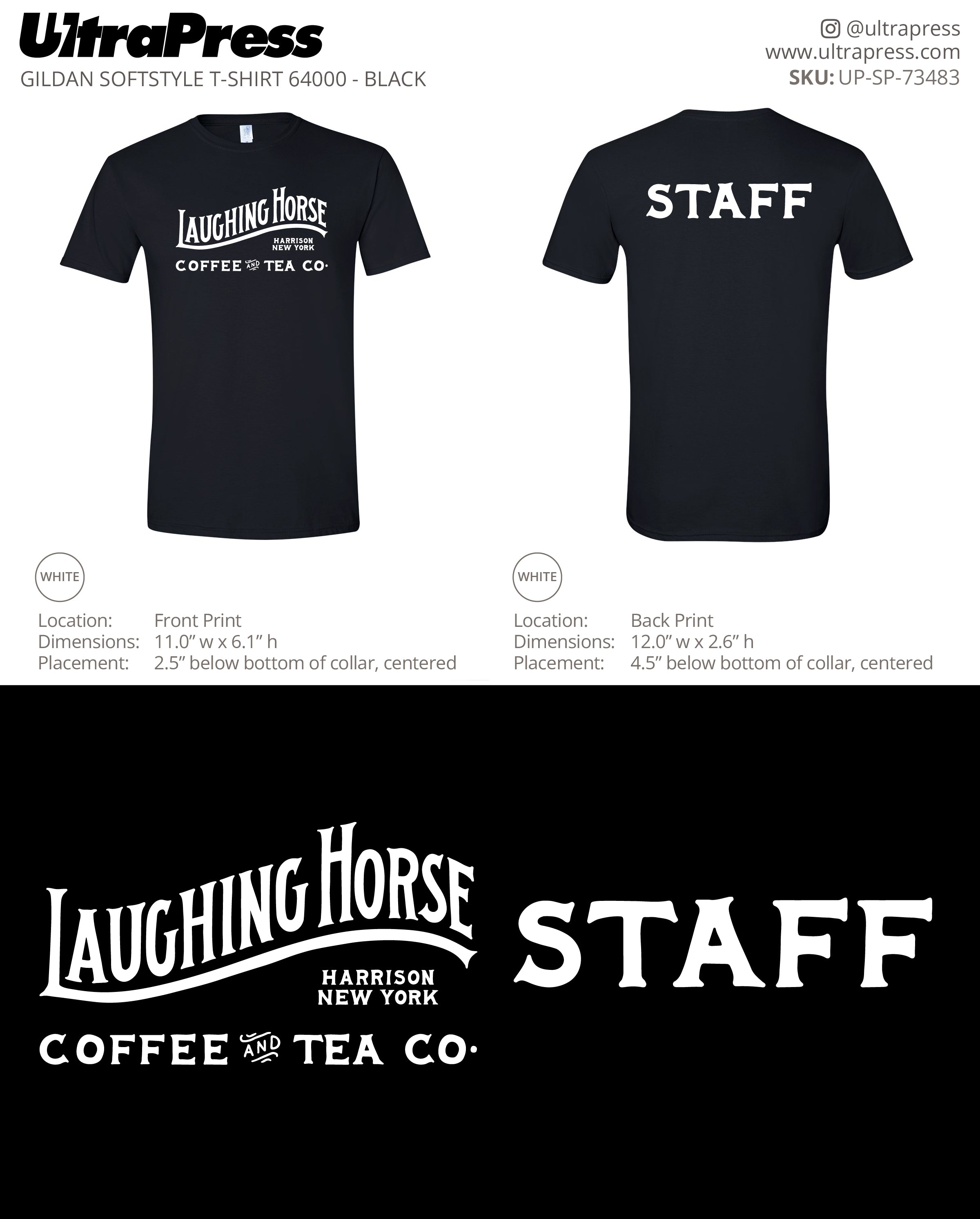 UP-SP-73483 Laughing Horse Coffee and Tea Co. Staff - Mike Nazzaro 100 Min Qty (Bulk)