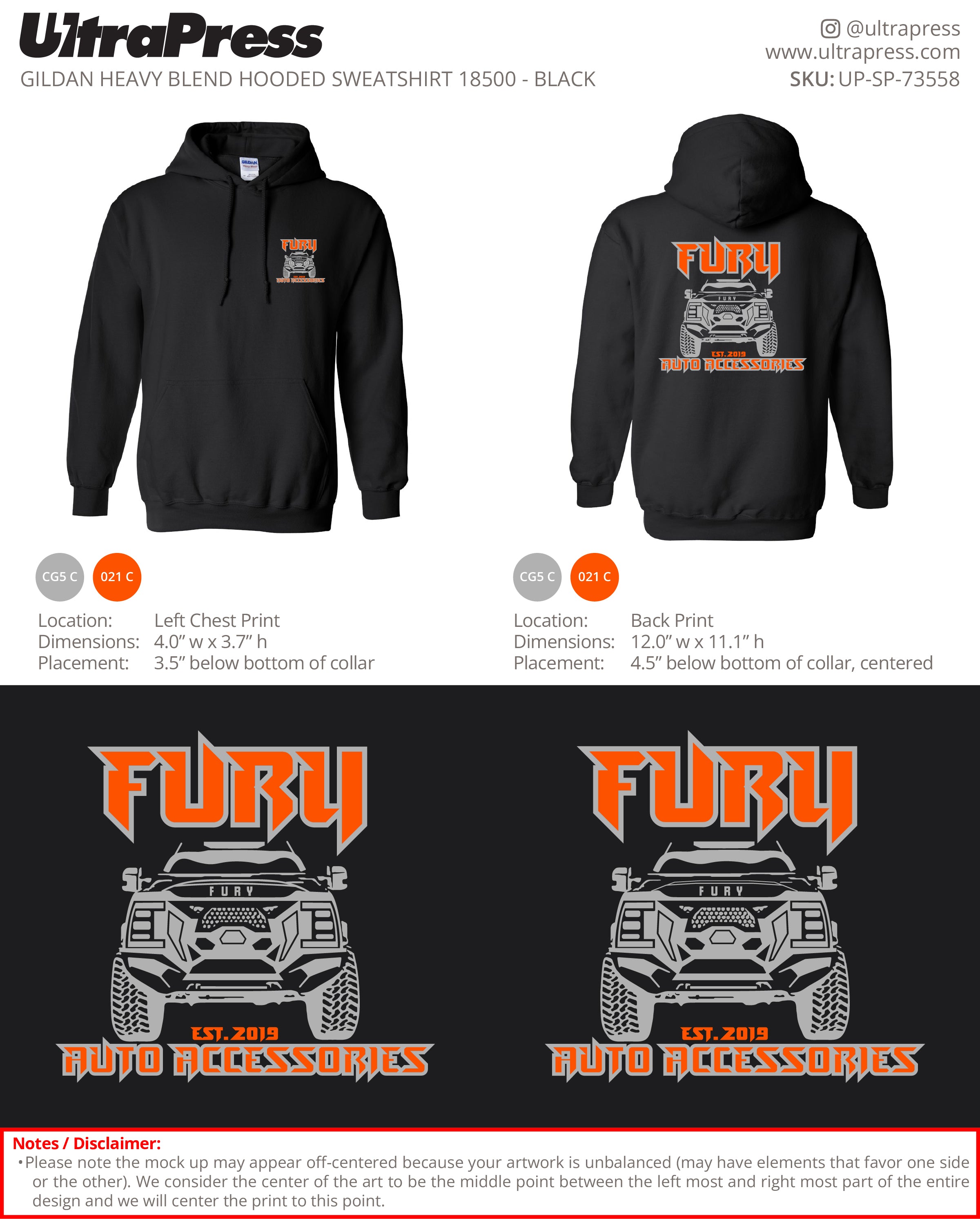 UP-SP-73558 Fury Auto - Randi Hillman 24 Min Qty (Bulk)