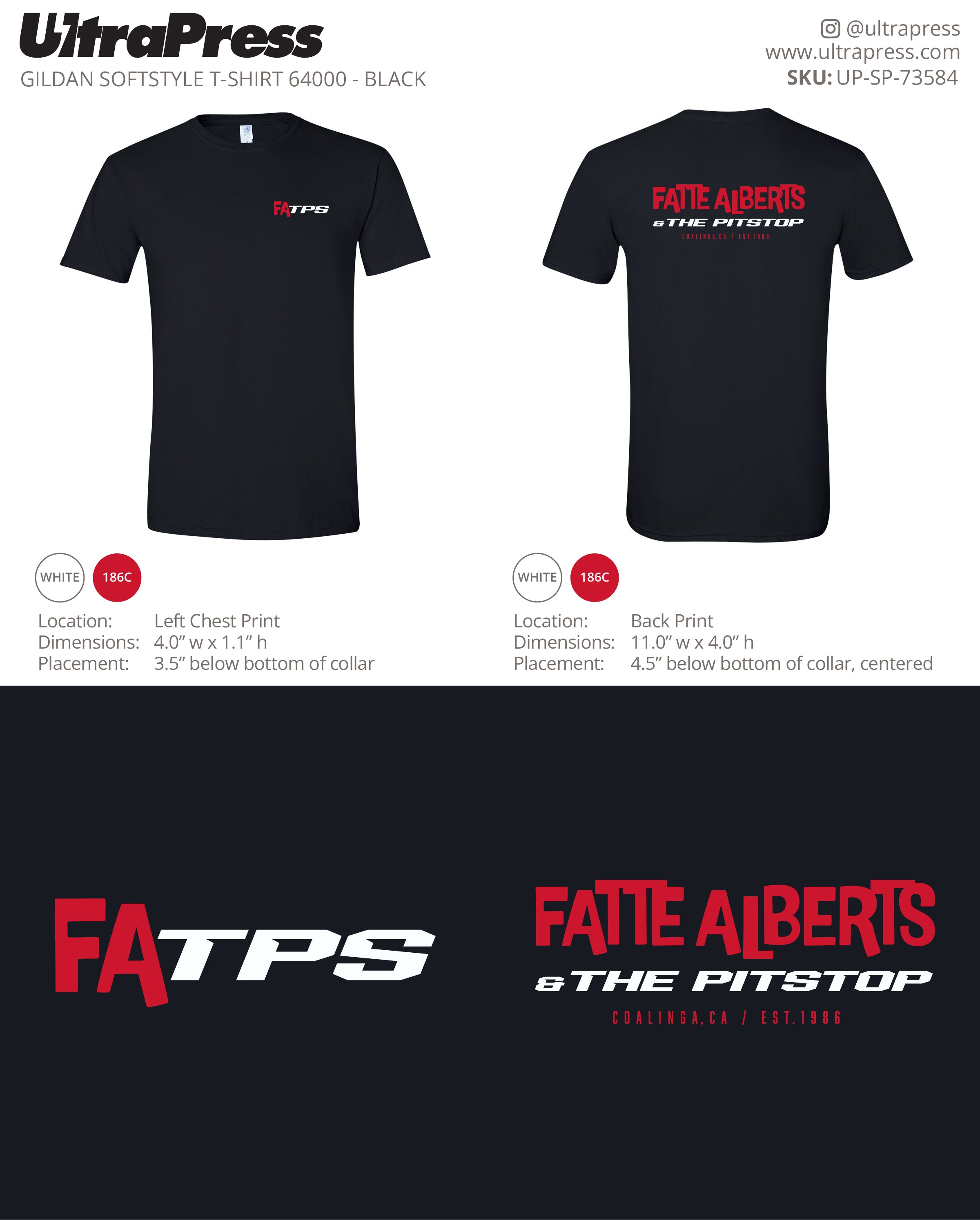 UP-SP-73584 Fatte Alberts - Kellen Earls 100 Pieces Package (Bulk)