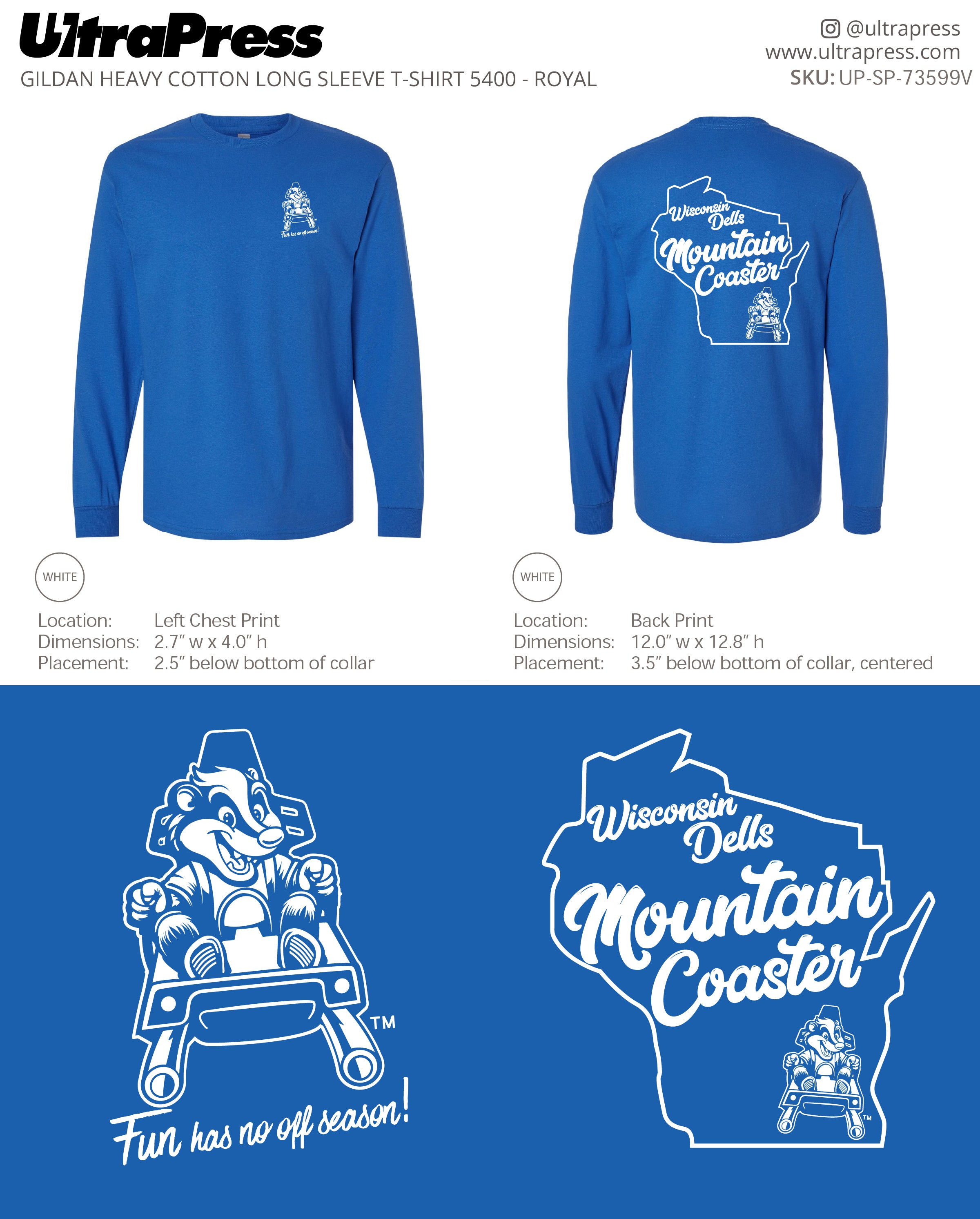 UP-SP-73599 Mountain Coaster - Jessica Wedel 50 Pieces Package (Bulk)