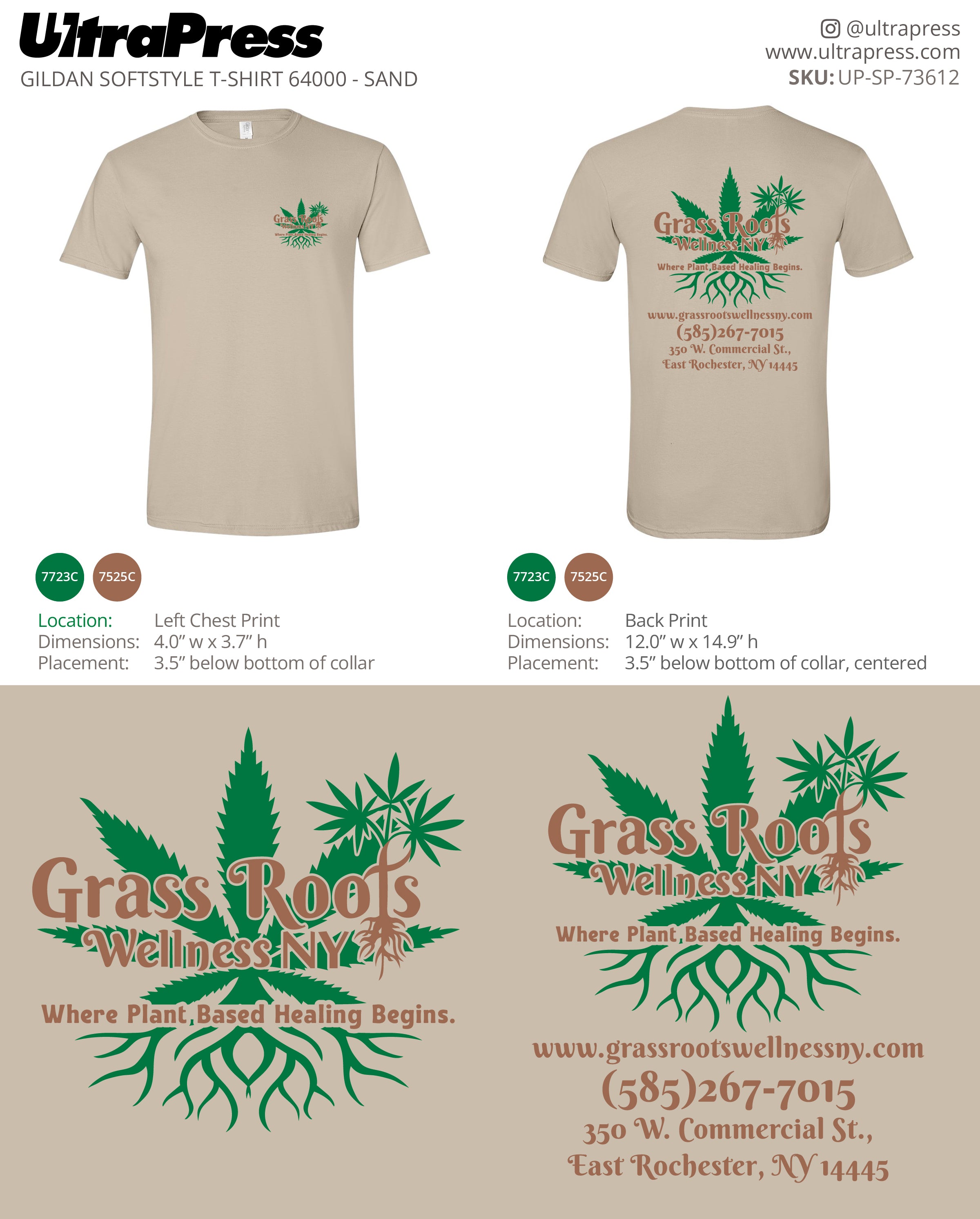 UP-SP-73612 Grass Roots - Jessica Shelp 100 Pieces Package (Bulk)