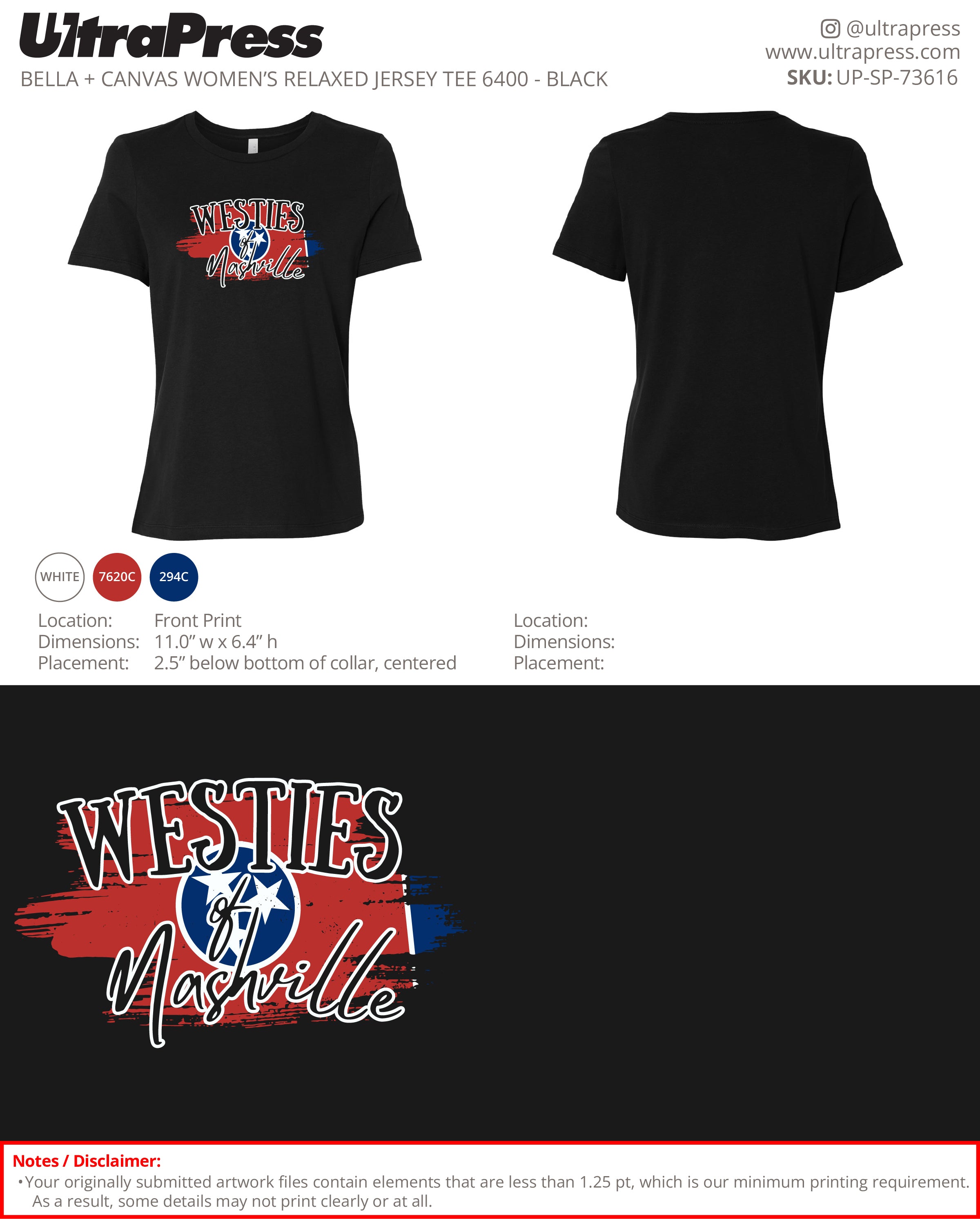 UP-SP-68686 Westies of Nashville - Brandi Caro 24 Min Qty (Bulk)