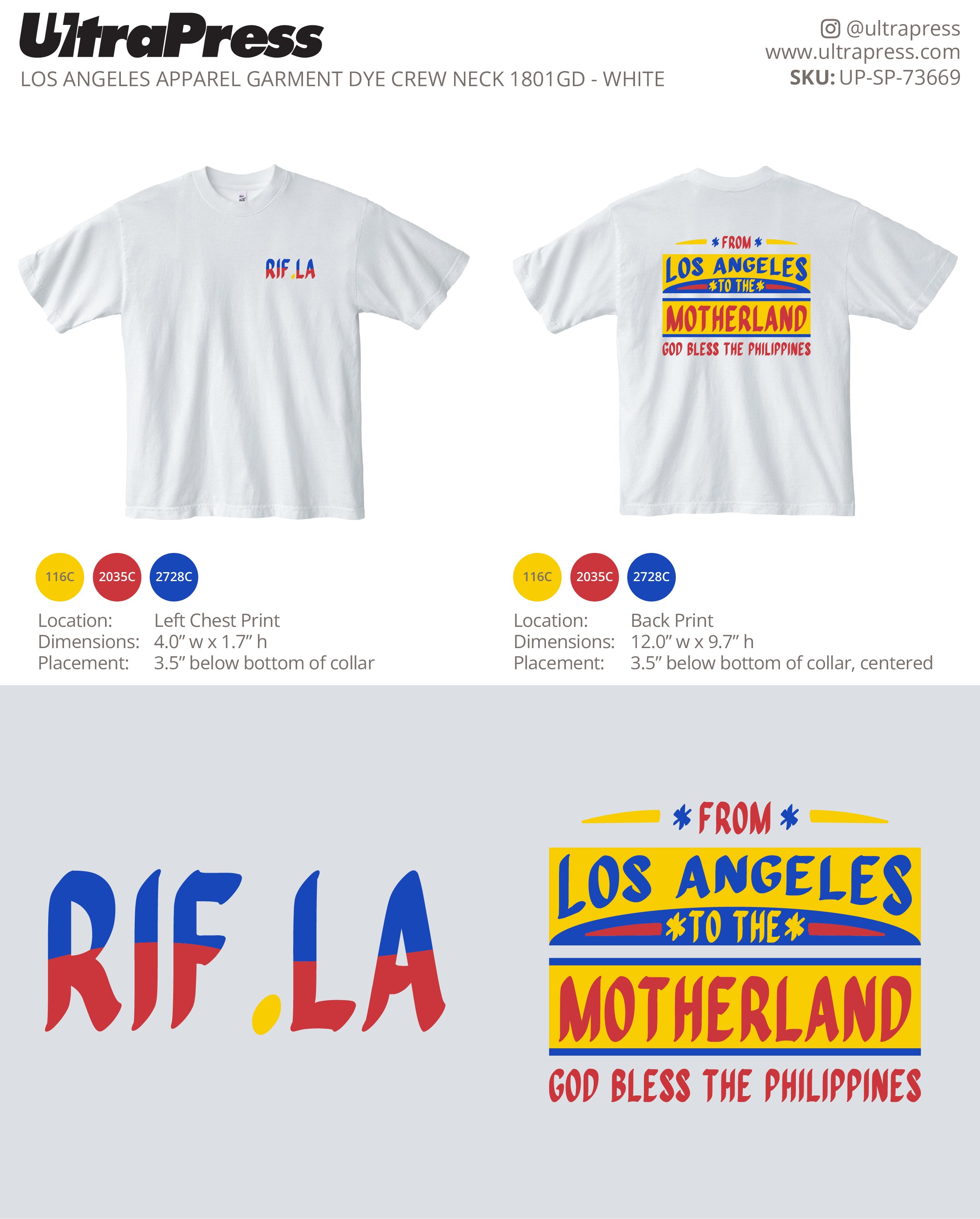 UP-SP-73669 RIF.LA Motherland 2025 144 Min Qty (Bulk - PRINT ONLY)
