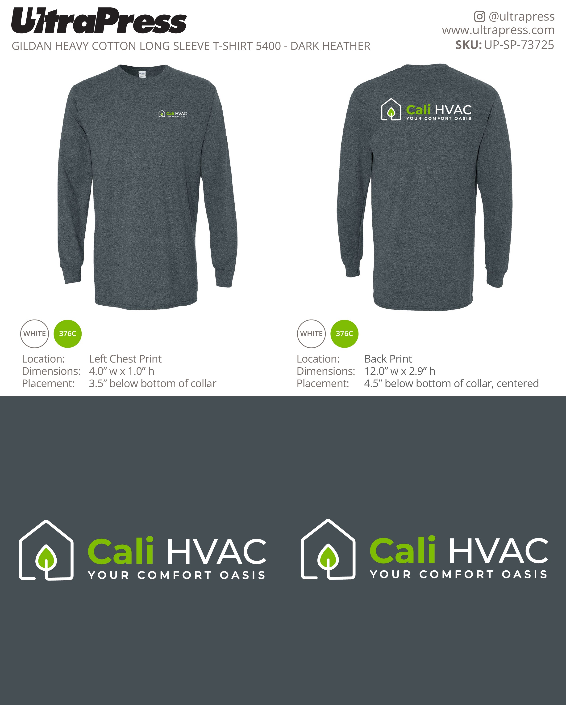 UP-SP-73725 Cali HVAC Long Sleeves - Oleg Khafizov 24 Min Qty (Bulk)