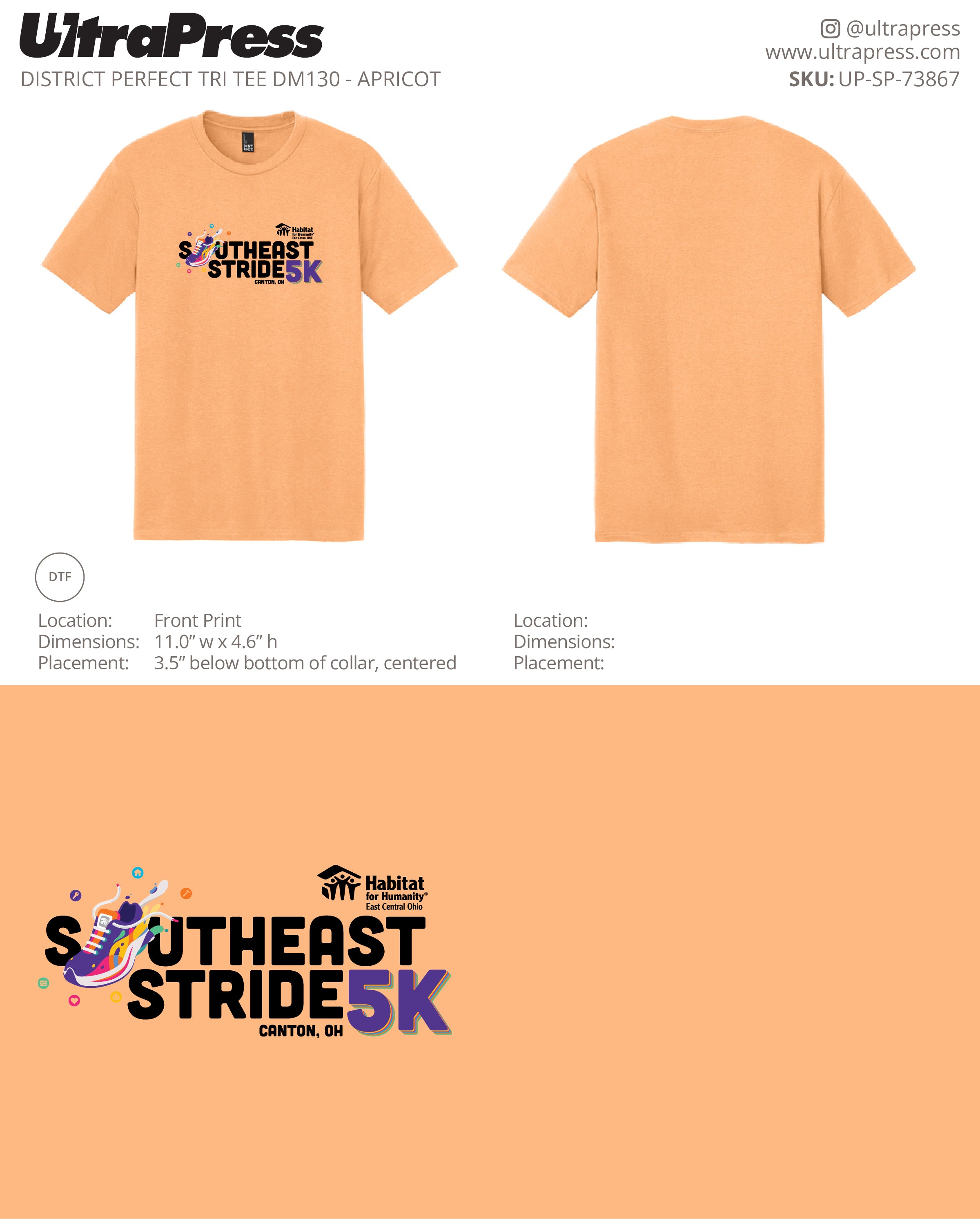 UP-SP-73867 Southeast Stride 5K - Kevin Miller 144 Min Qty (Bulk)