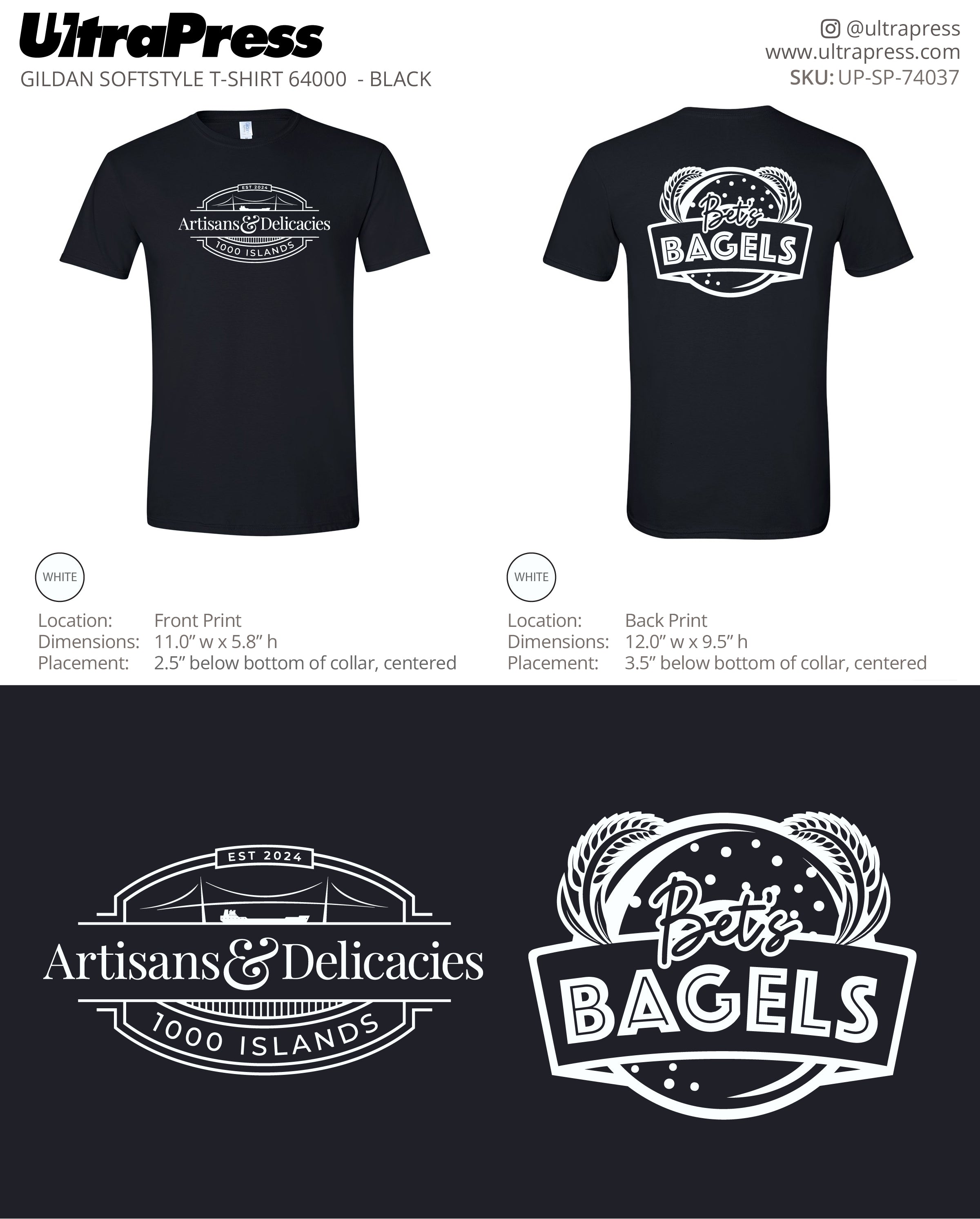 UP-SP-74037 Bet's Bagels - Pam Buker - 50 Min Qty - Package Deal (Bulk)