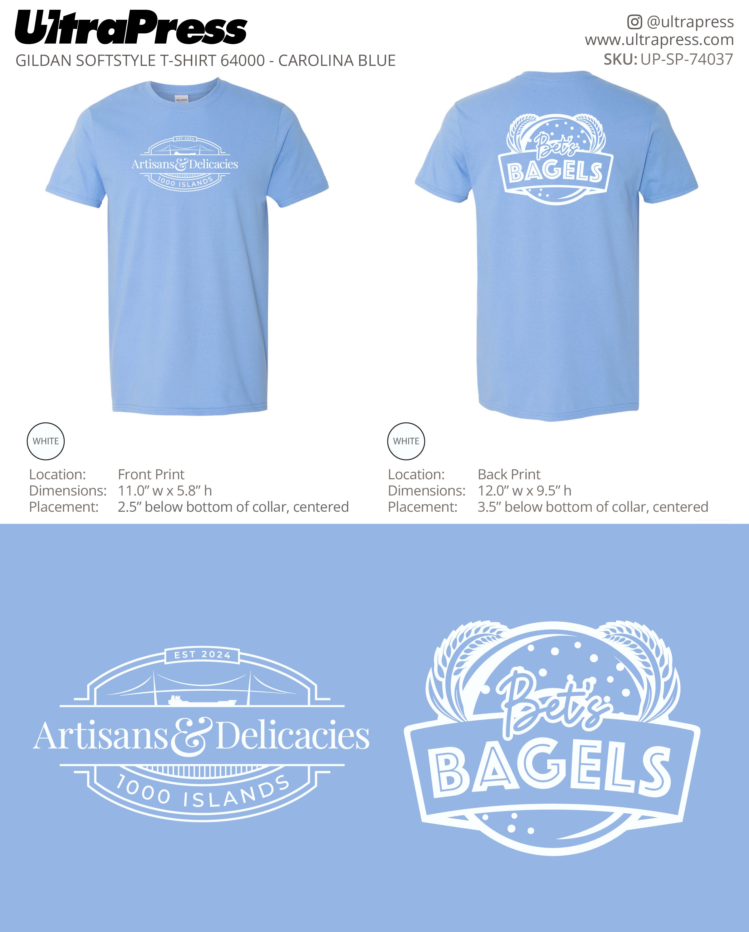 UP-SP-74037 Bet's Bagels - Pam Buker - 50 Min Qty - Package Deal (Bulk)