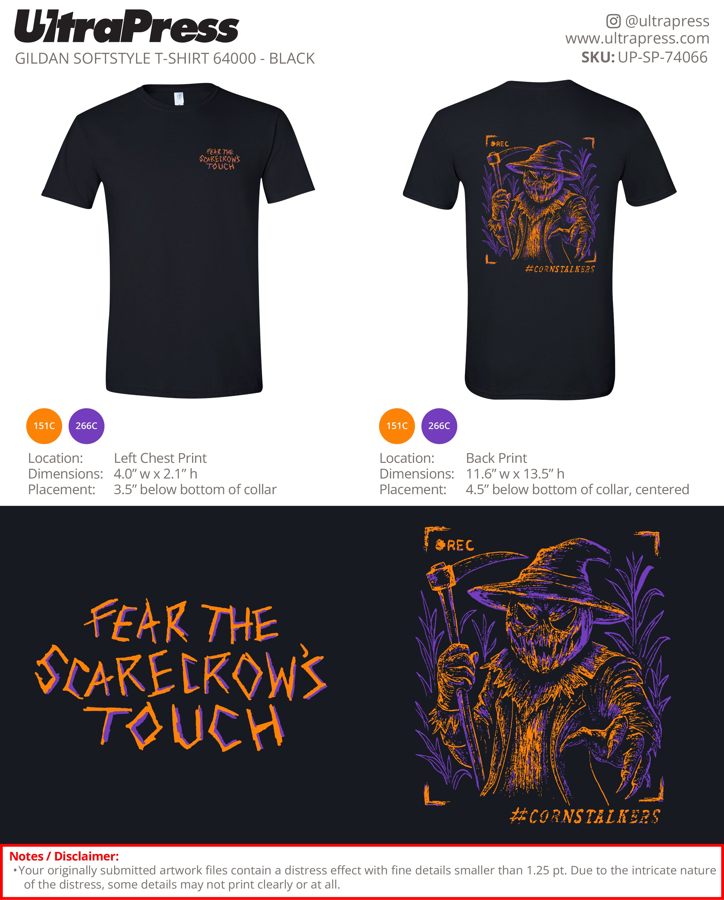 UP-SP-74066 Fear The Scarecrow Touch - Curtis Ratliff 100 Min Qty (Bulk)