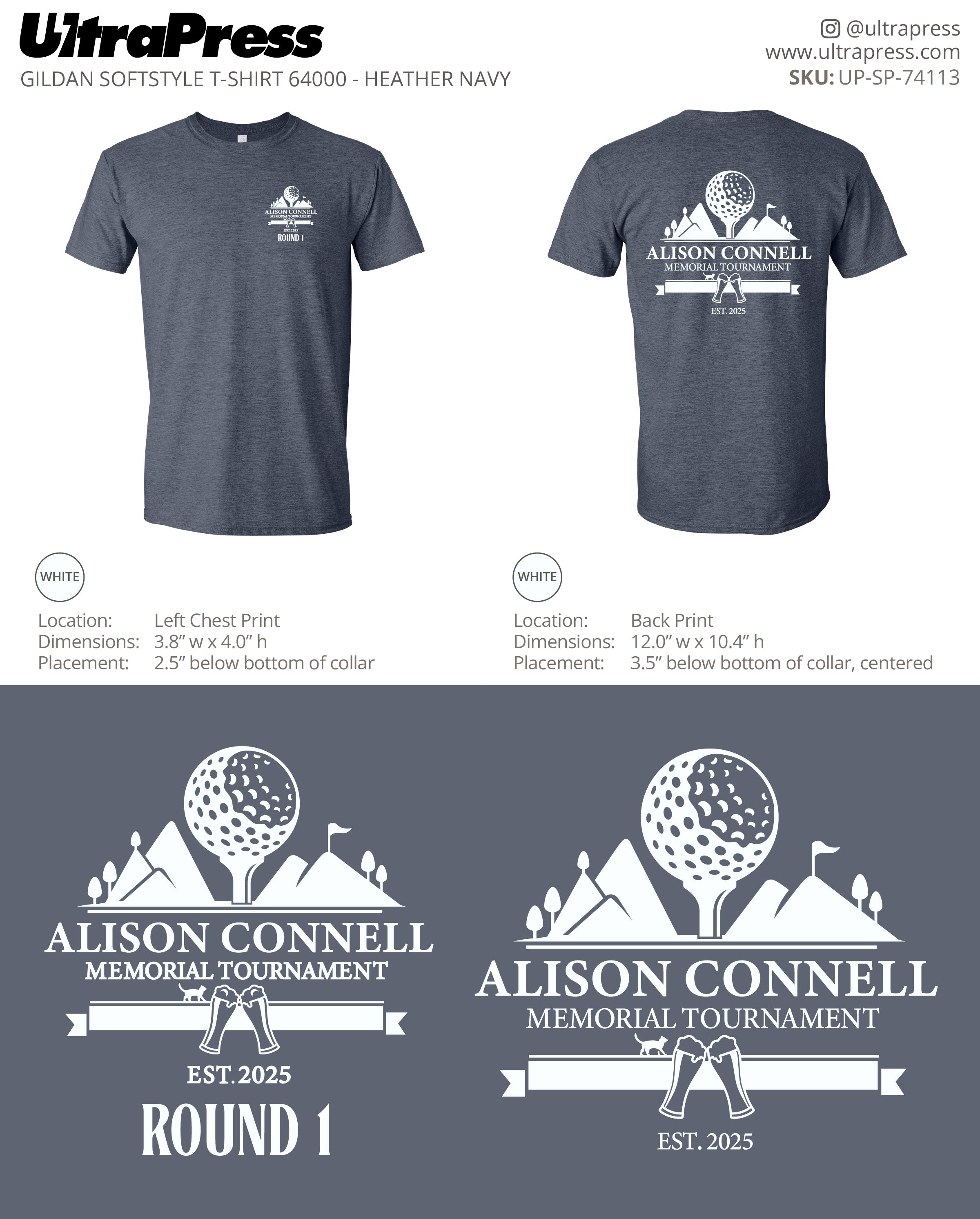 UP-SP-74113 Alison Connell Memorial Tournament - Mindy Gillgannon 24 Min Qty (Bulk)