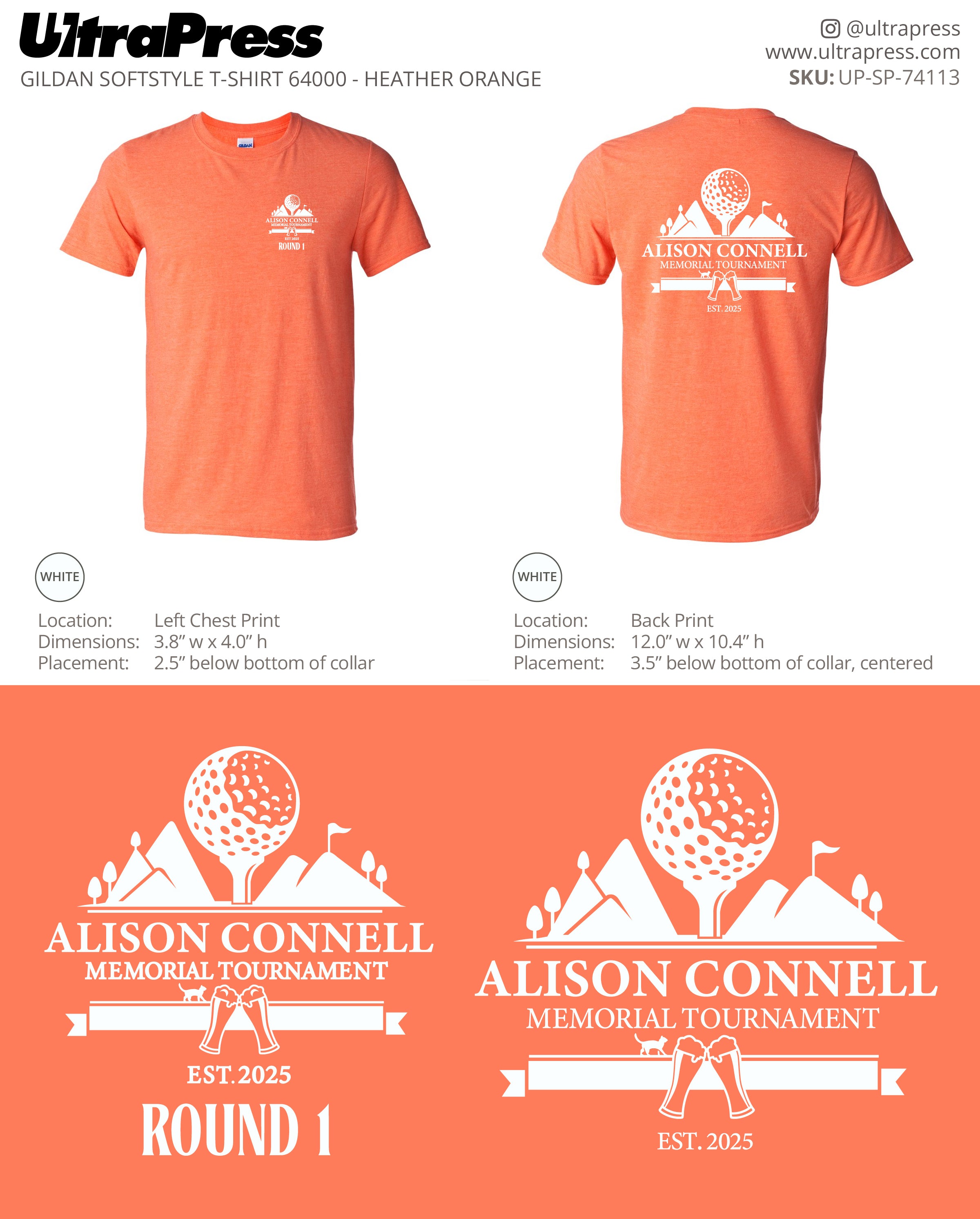 UP-SP-74113 Alison Connell Memorial Tournament - Mindy Gillgannon 24 Min Qty (Bulk)