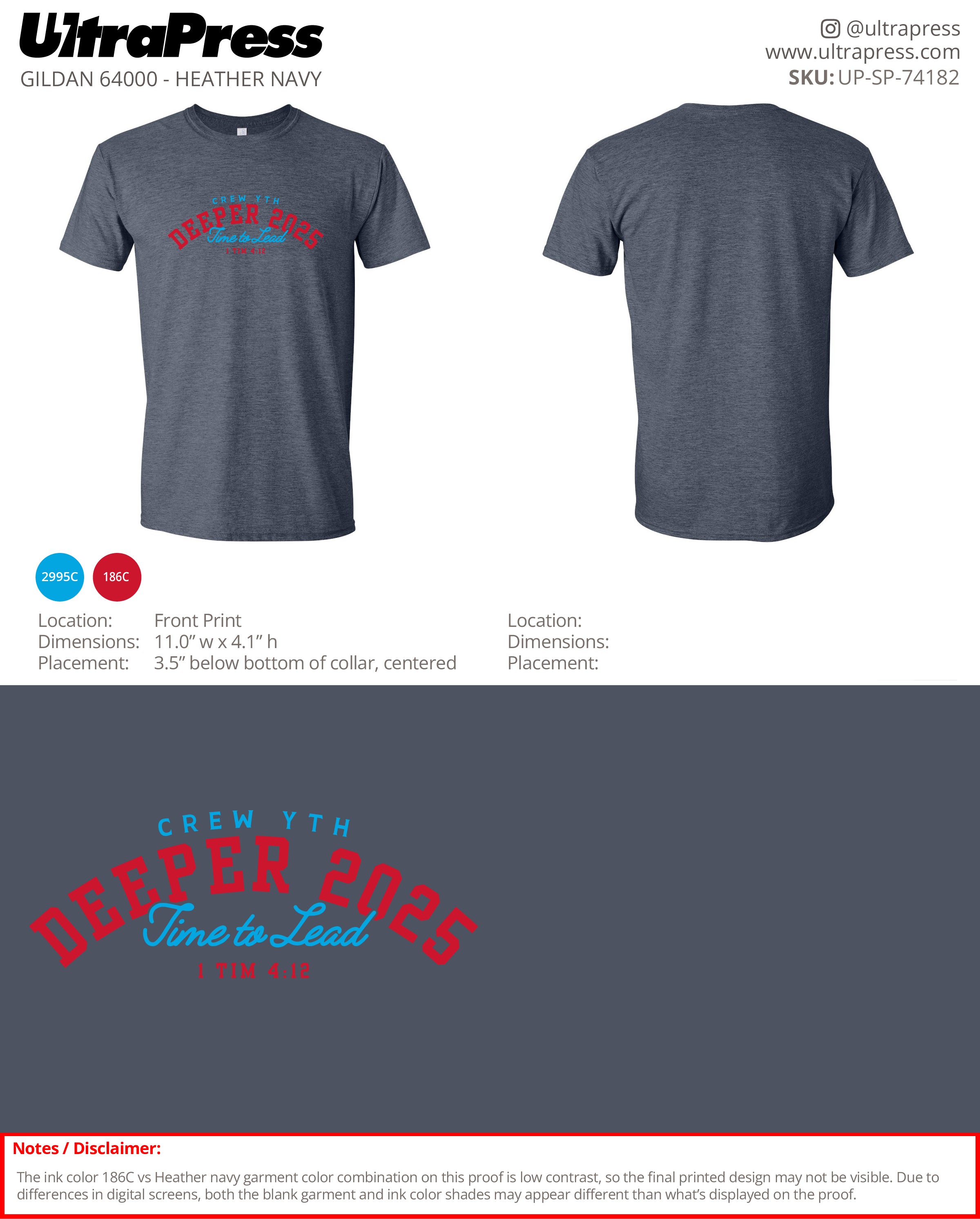 UP-SP-74182 Crew Yth Deeper 2025 - Laura Riggleman 50 Piecess Package (Bulk)