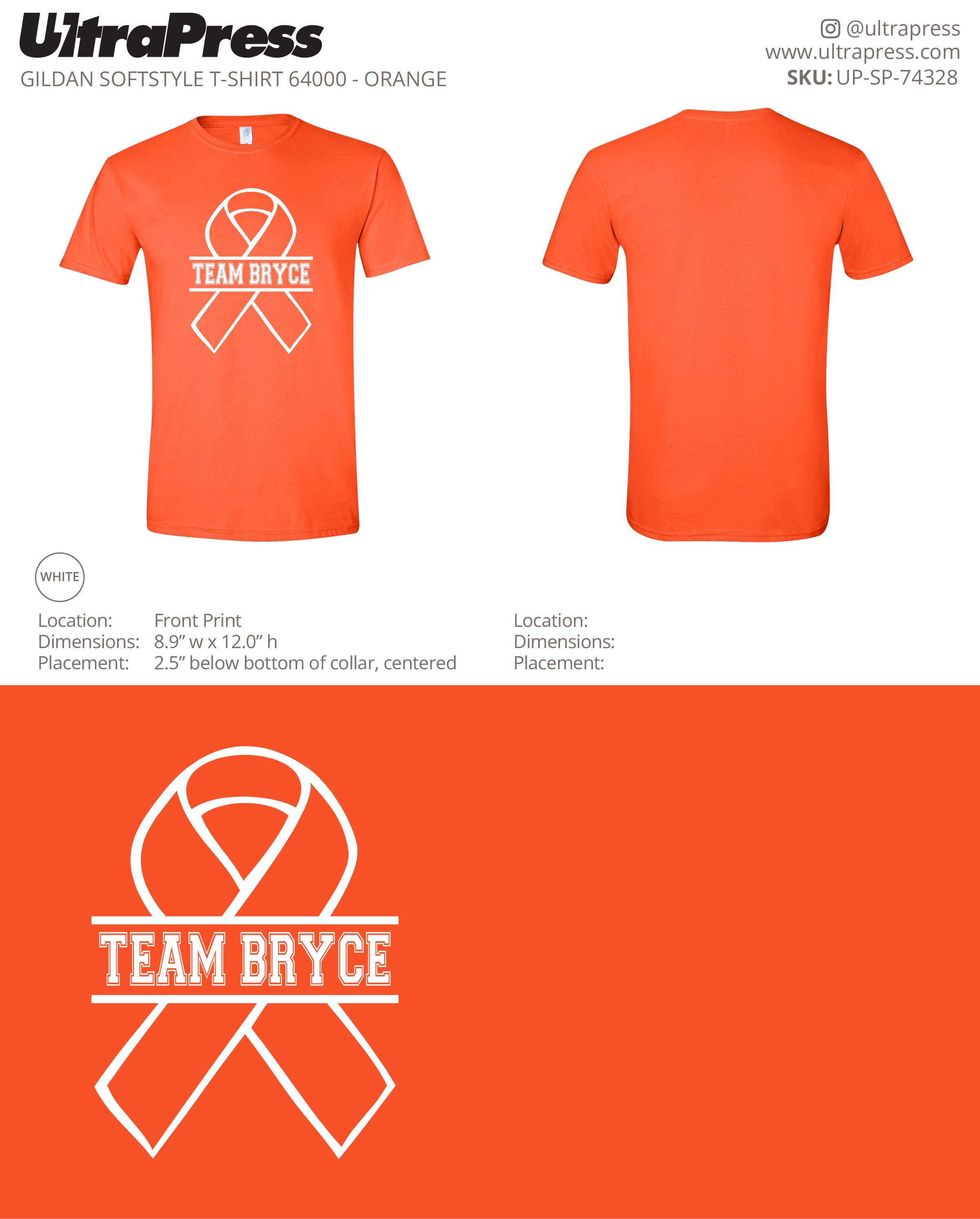 UP-SP-74328 Team Bryce - Montalynn Fanelli 100 Min Qty (Bulk)