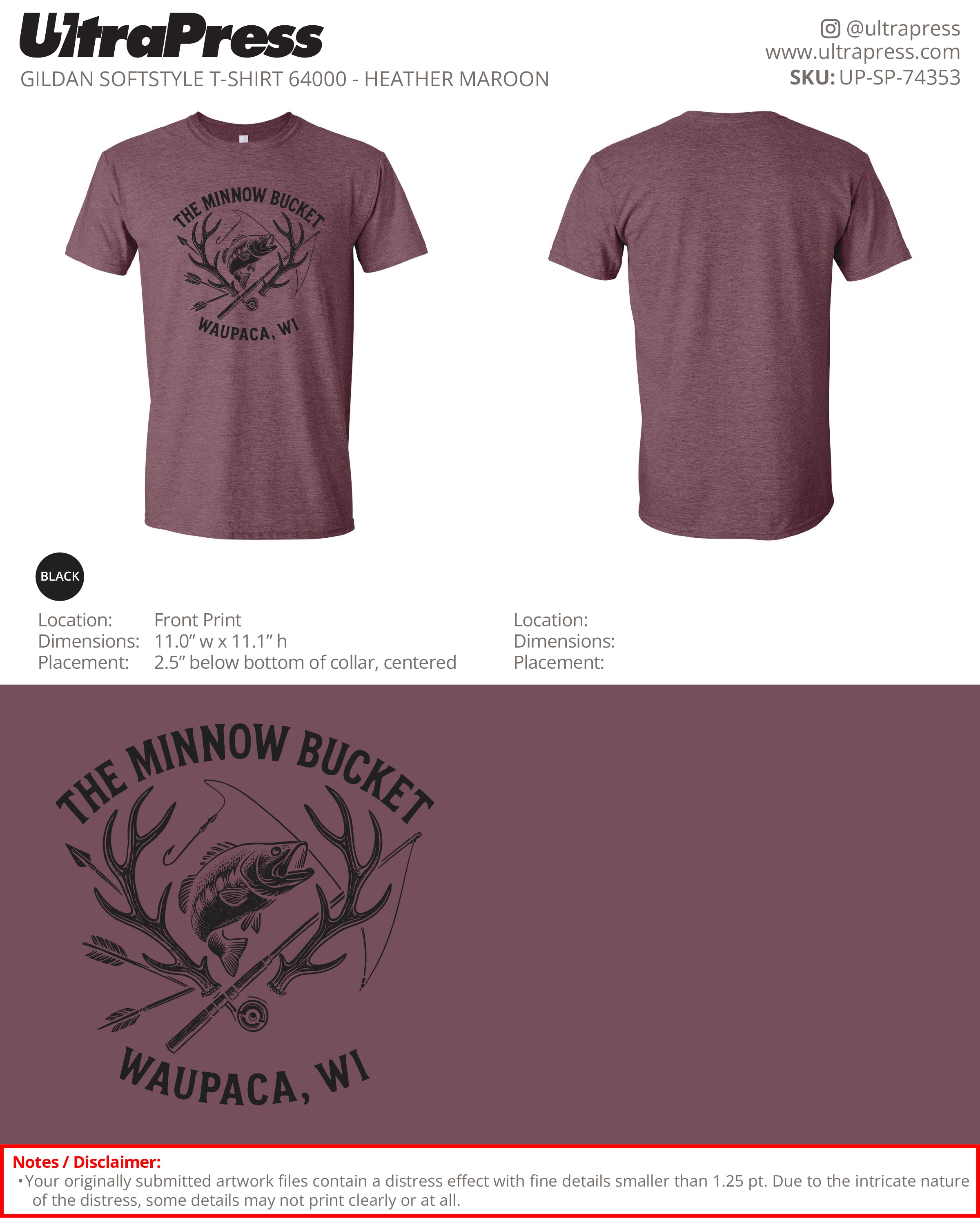 UP-SP-74353 The Minnow Bucket - Lisa Minton 100 Min Qty (Bulk)