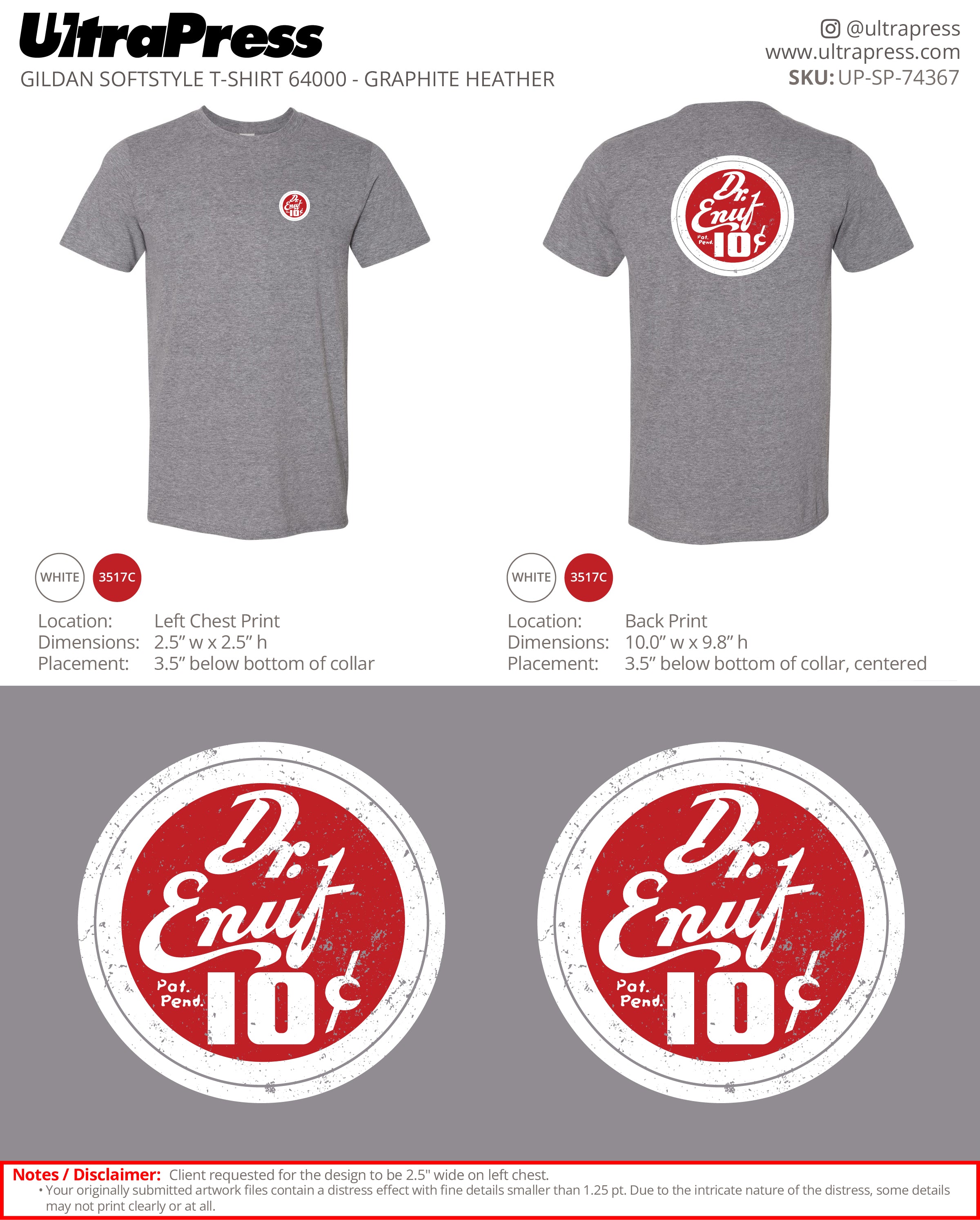 UP-SP-74367 Dr. Enuf - Joe Humston 100 Min Qty (Bulk)